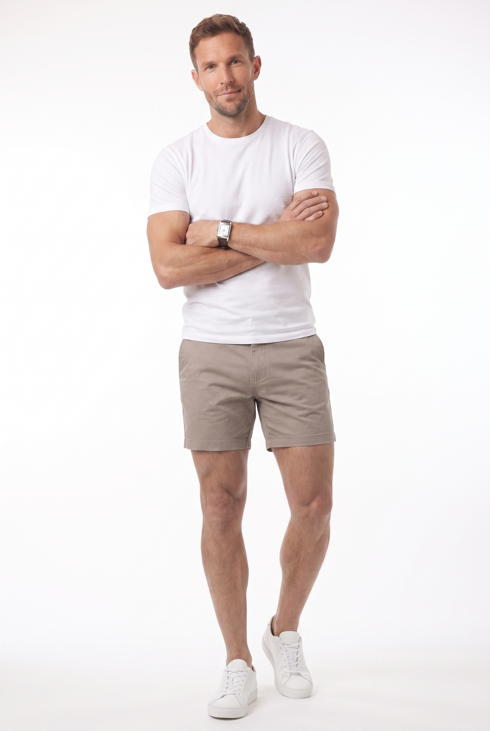 Men's Muscle Fit Chino Shorts | Blackstone London