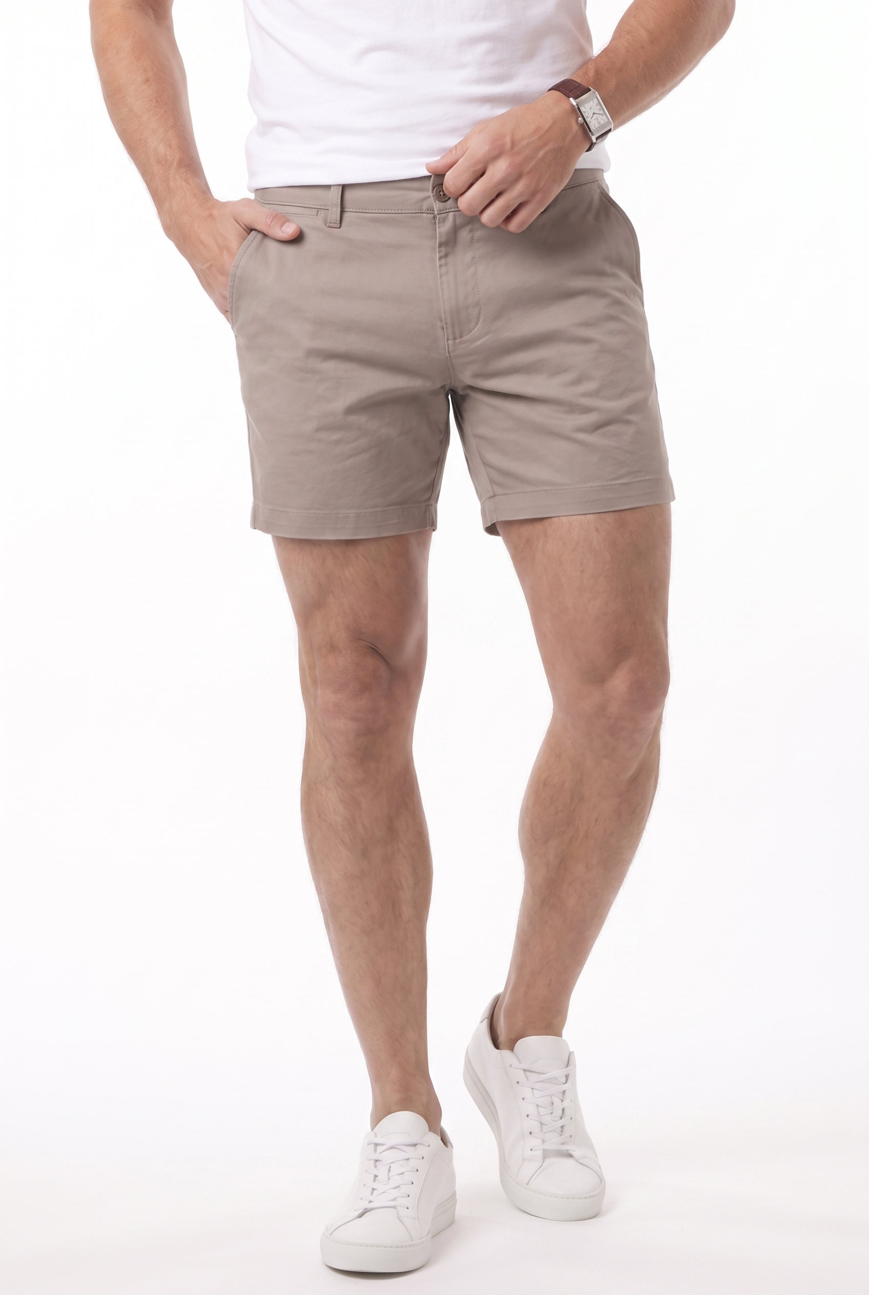 Men's Muscle Fit Chino Shorts | Blackstone London