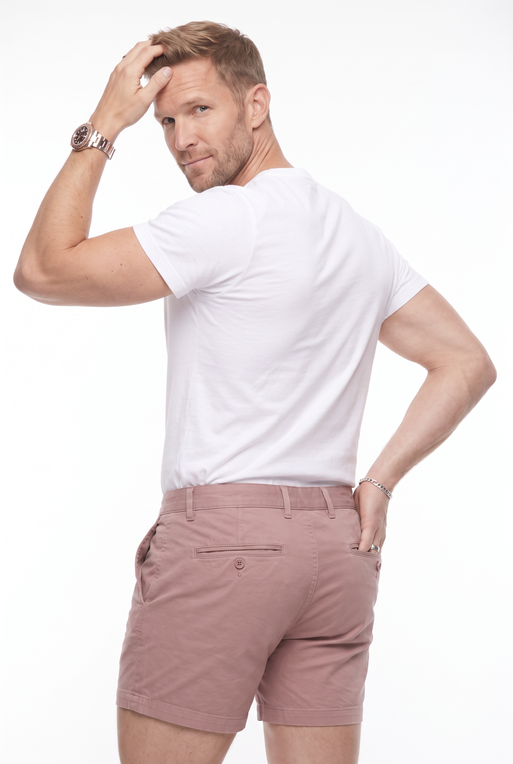 Men's Muscle Fit Chino Shorts | Blackstone London