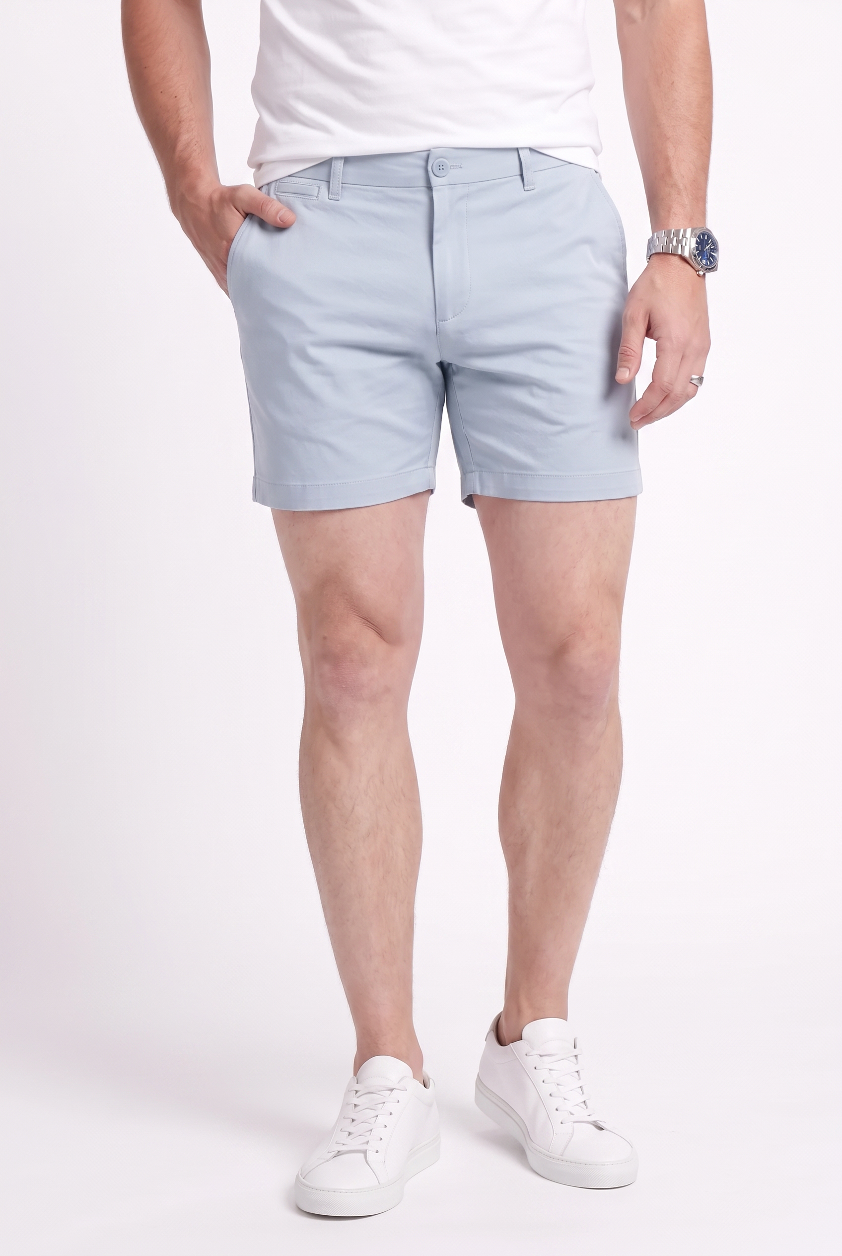 Men's Muscle Fit Chino Shorts | Blackstone London