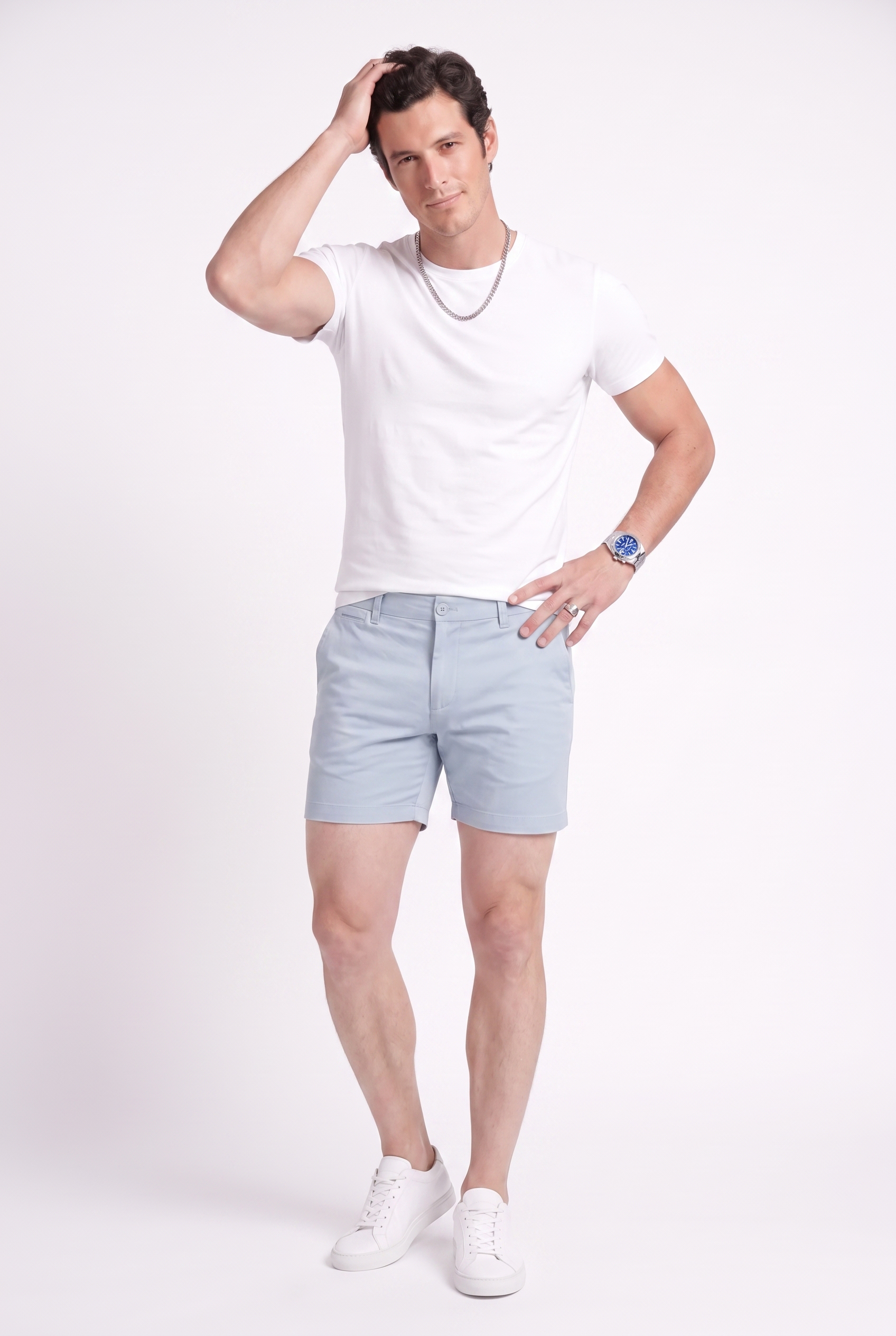 Men's Muscle Fit Chino Shorts | Blackstone London
