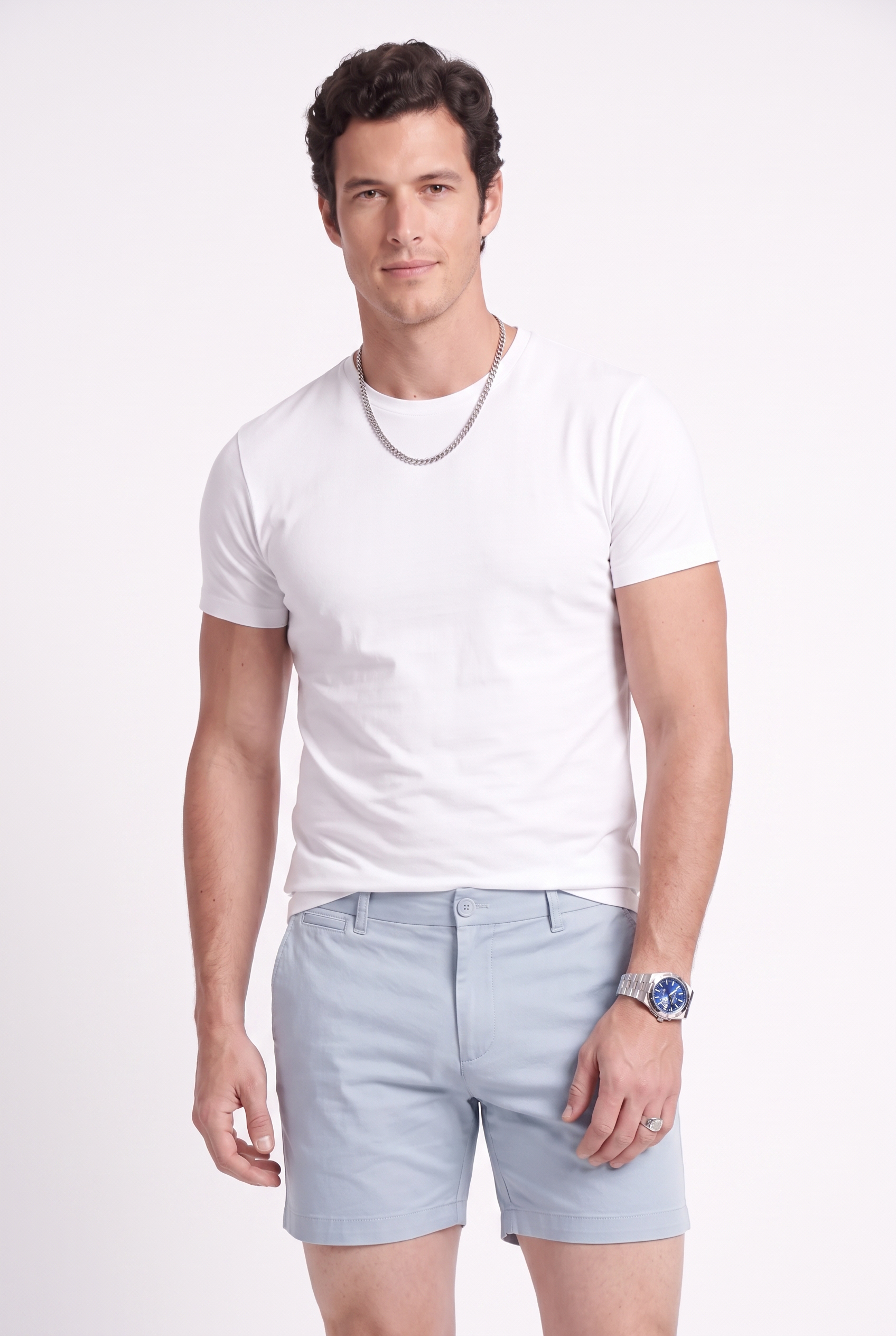 Men's Muscle Fit Chino Shorts | Blackstone London