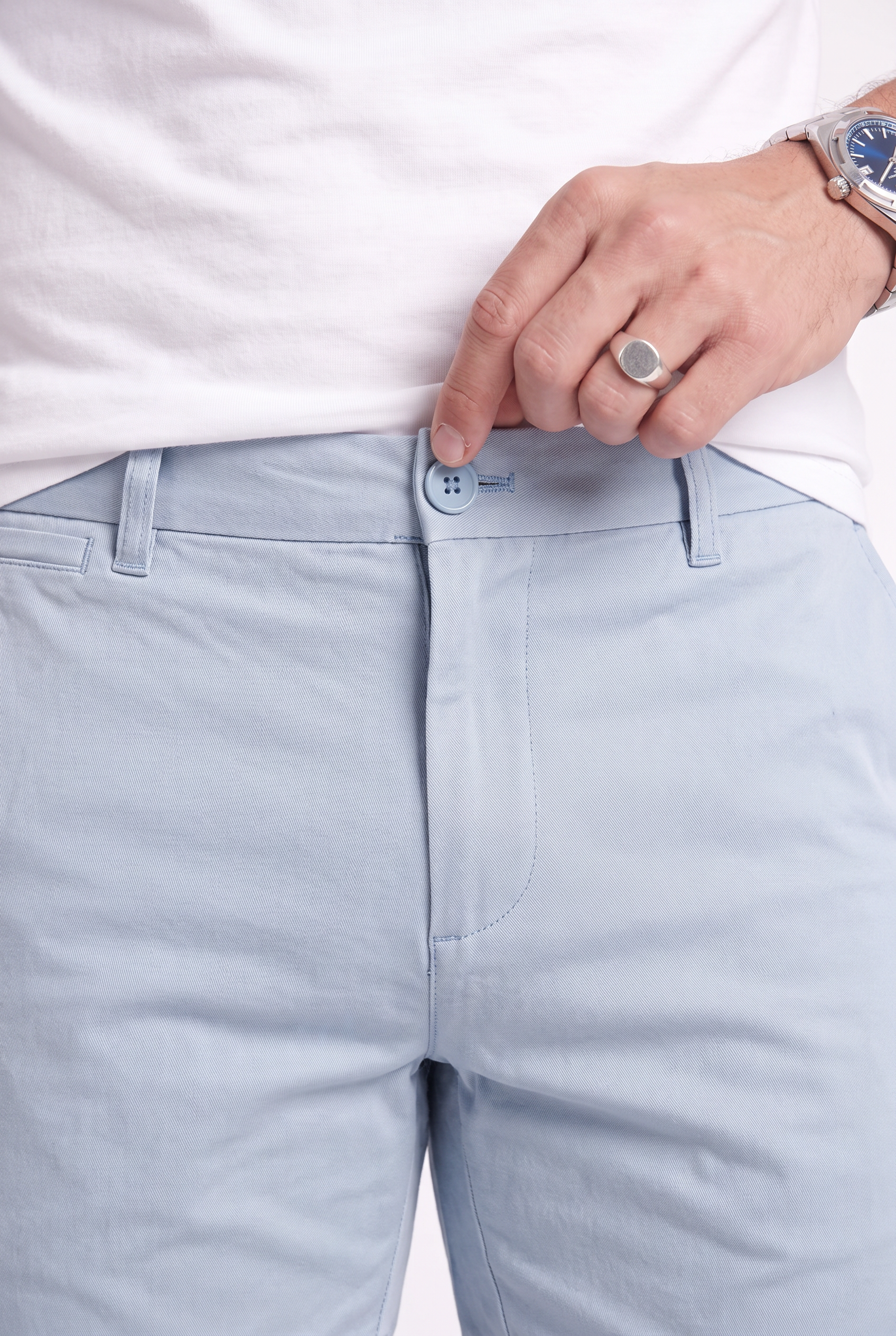 Men's Muscle Fit Chino Shorts | Blackstone London