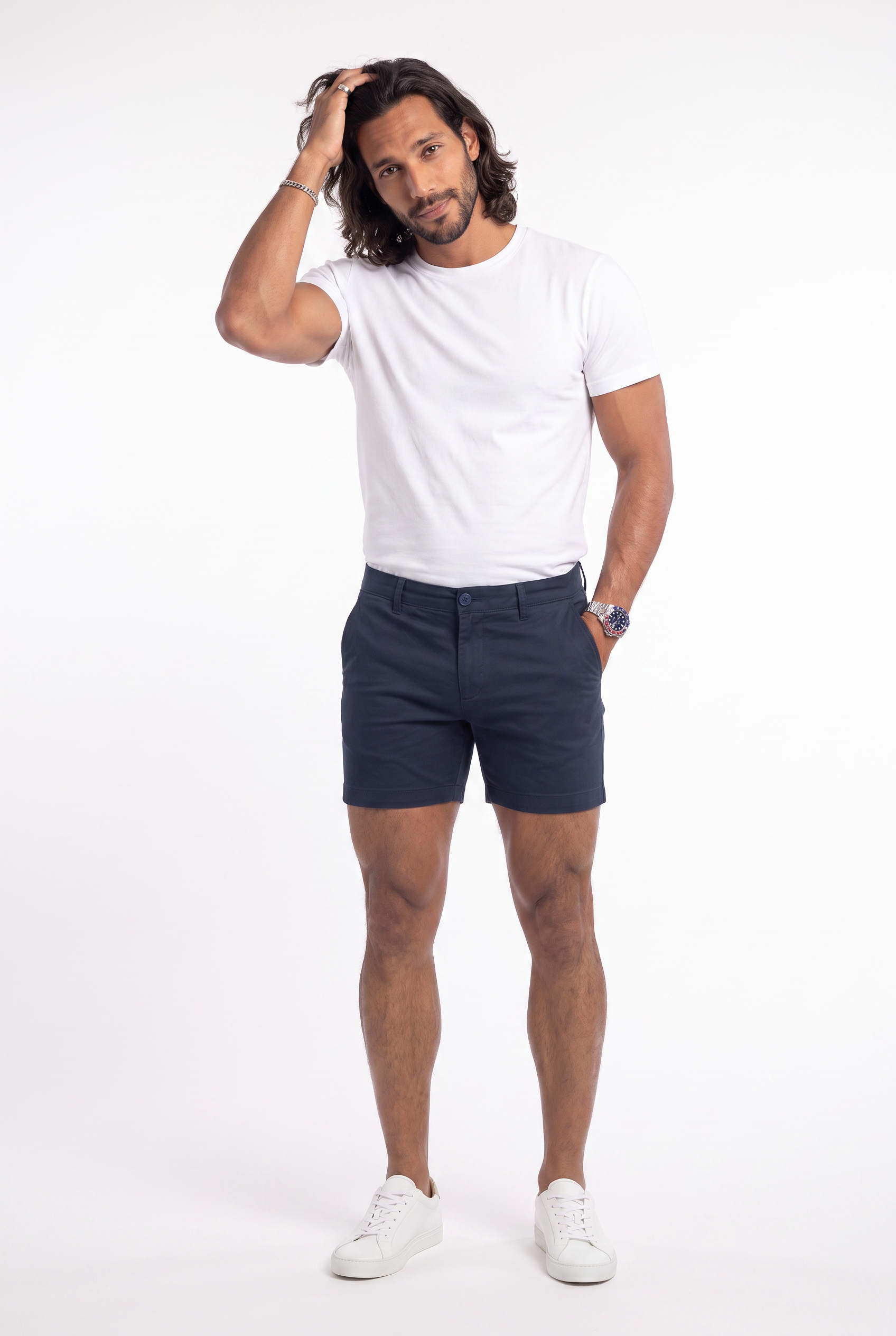 Men's Muscle Fit Chino Shorts | Blackstone London