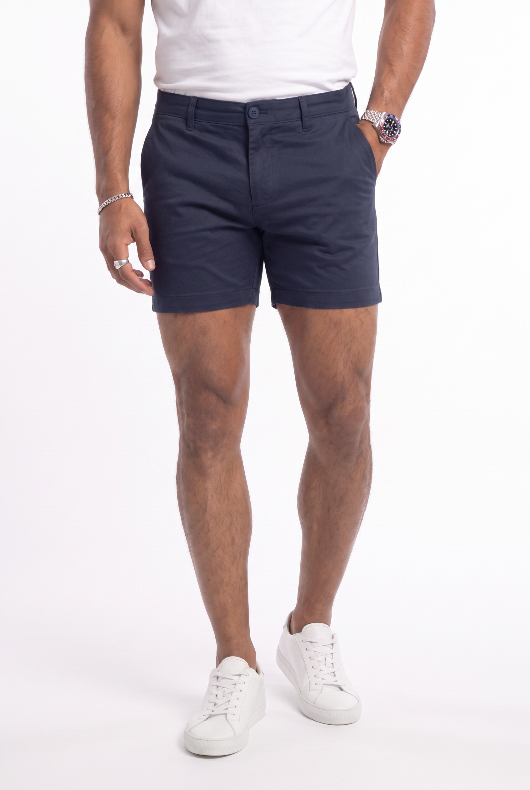 Men's Muscle Fit Chino Shorts | Blackstone London