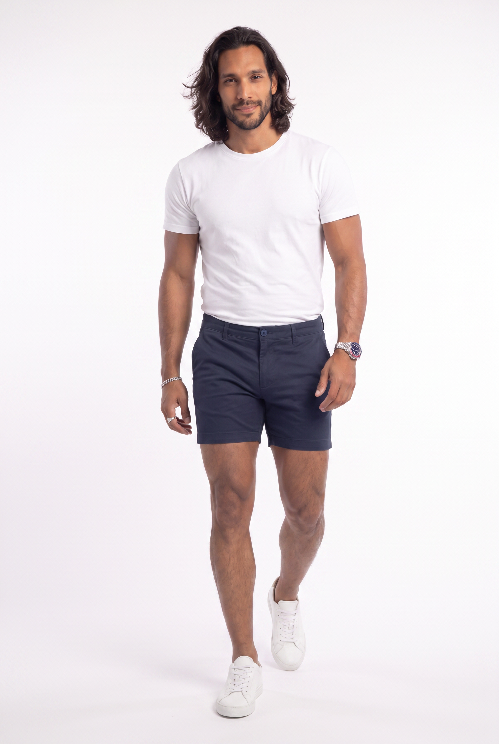 Men's Muscle Fit Chino Shorts | Blackstone London