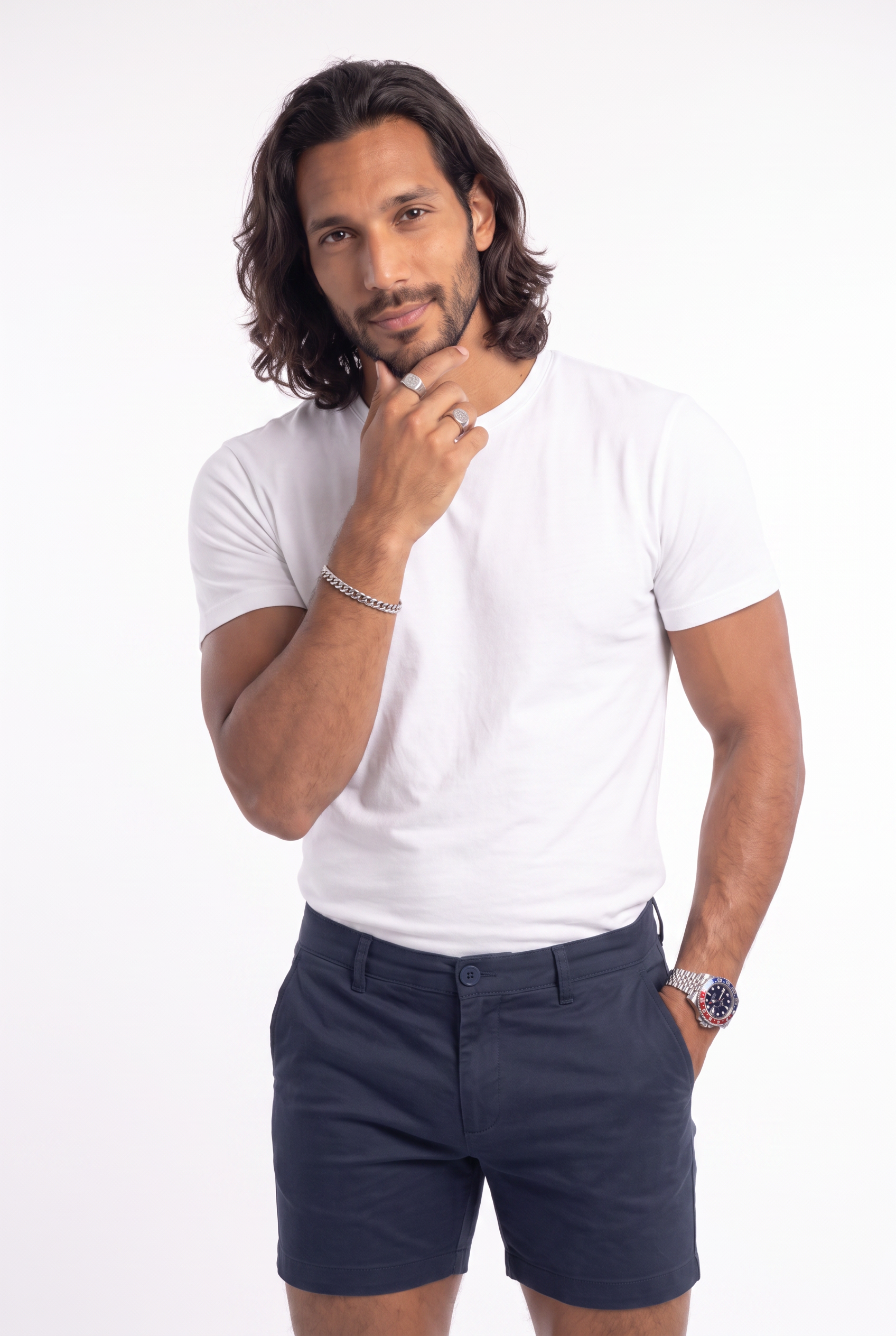 Men's Muscle Fit Chino Shorts | Blackstone London