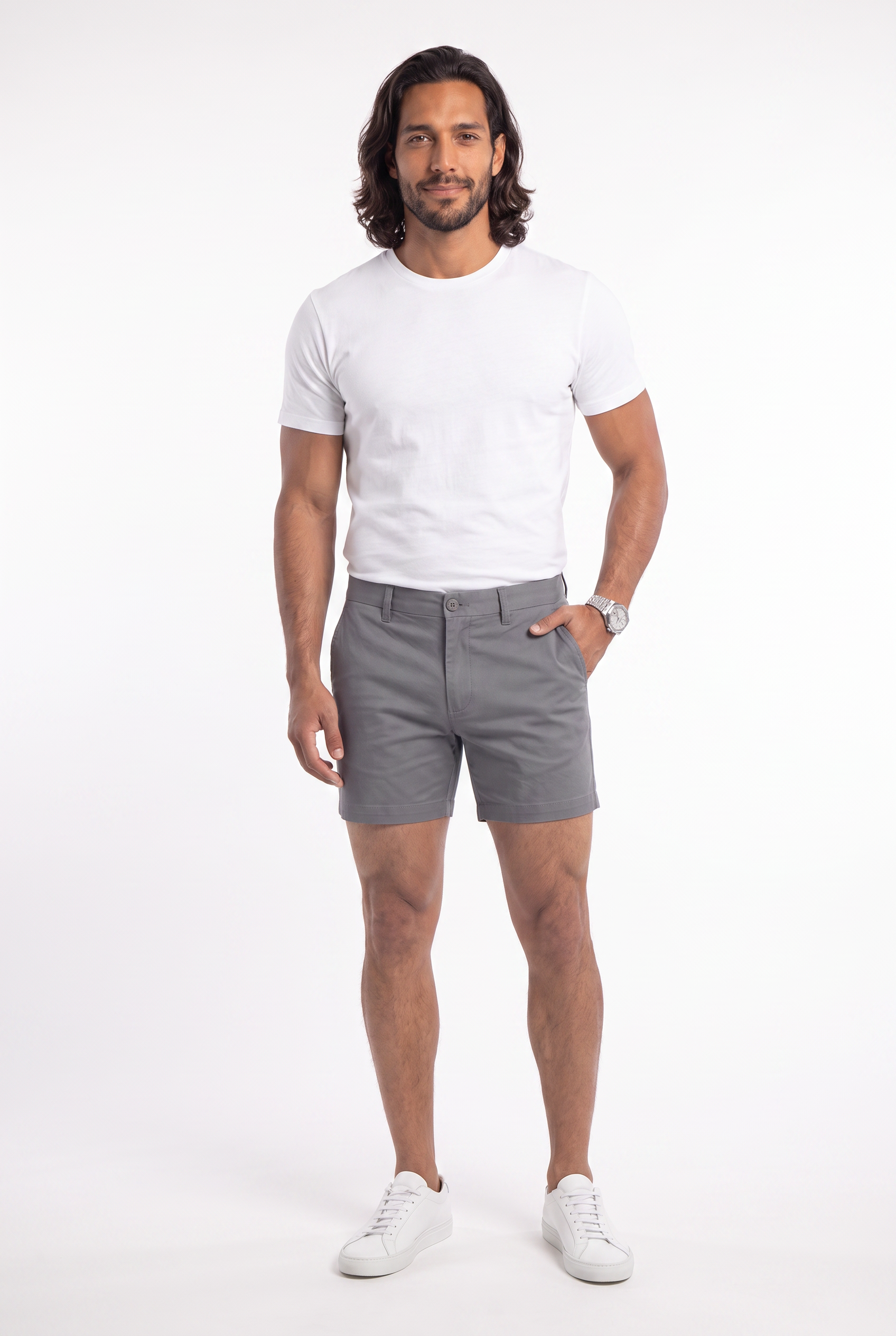 Men's Muscle Fit Chino Shorts | Blackstone London