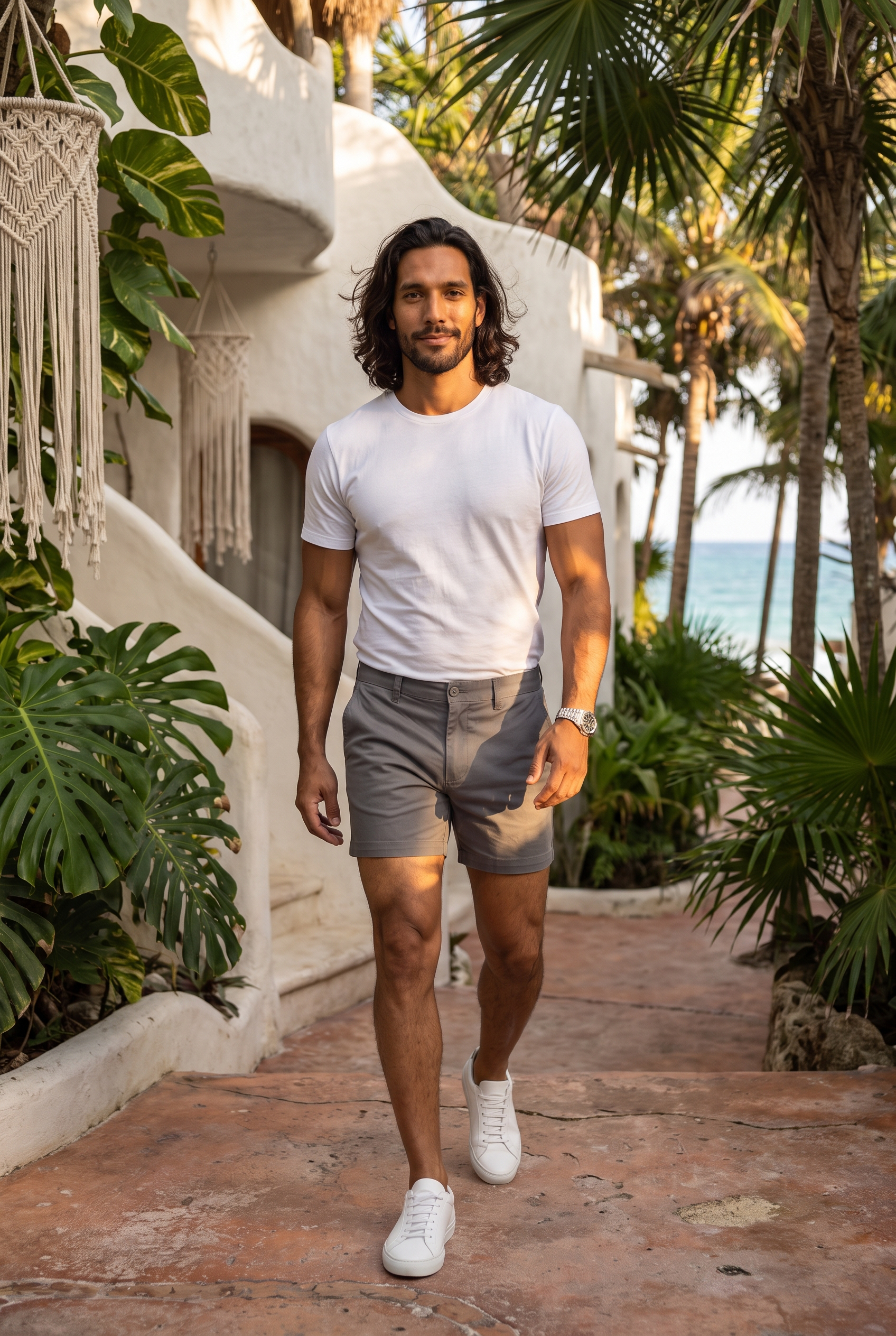Men's Muscle Fit Chino Shorts | Blackstone London