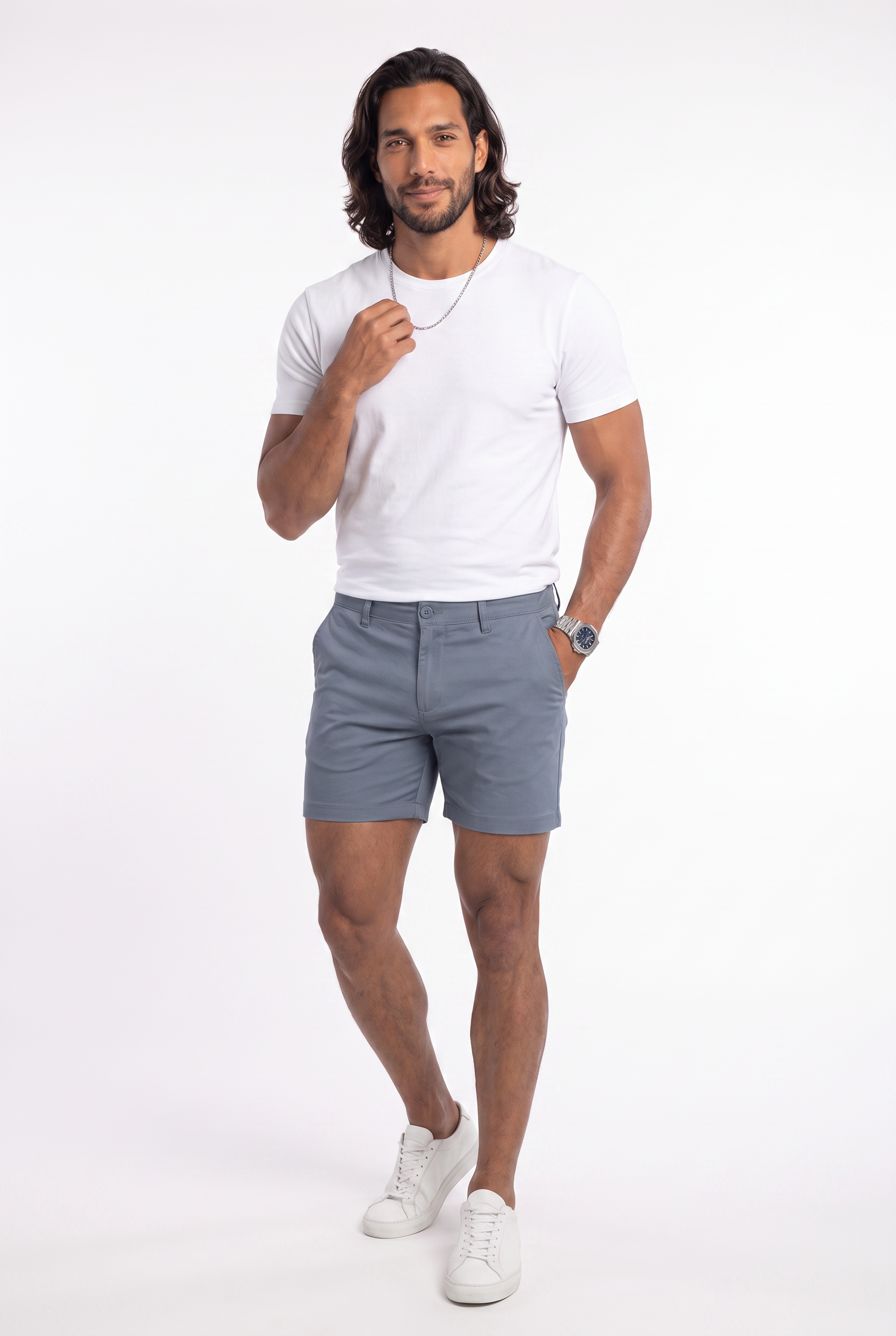 Men's Muscle Fit Chino Shorts | Blackstone London
