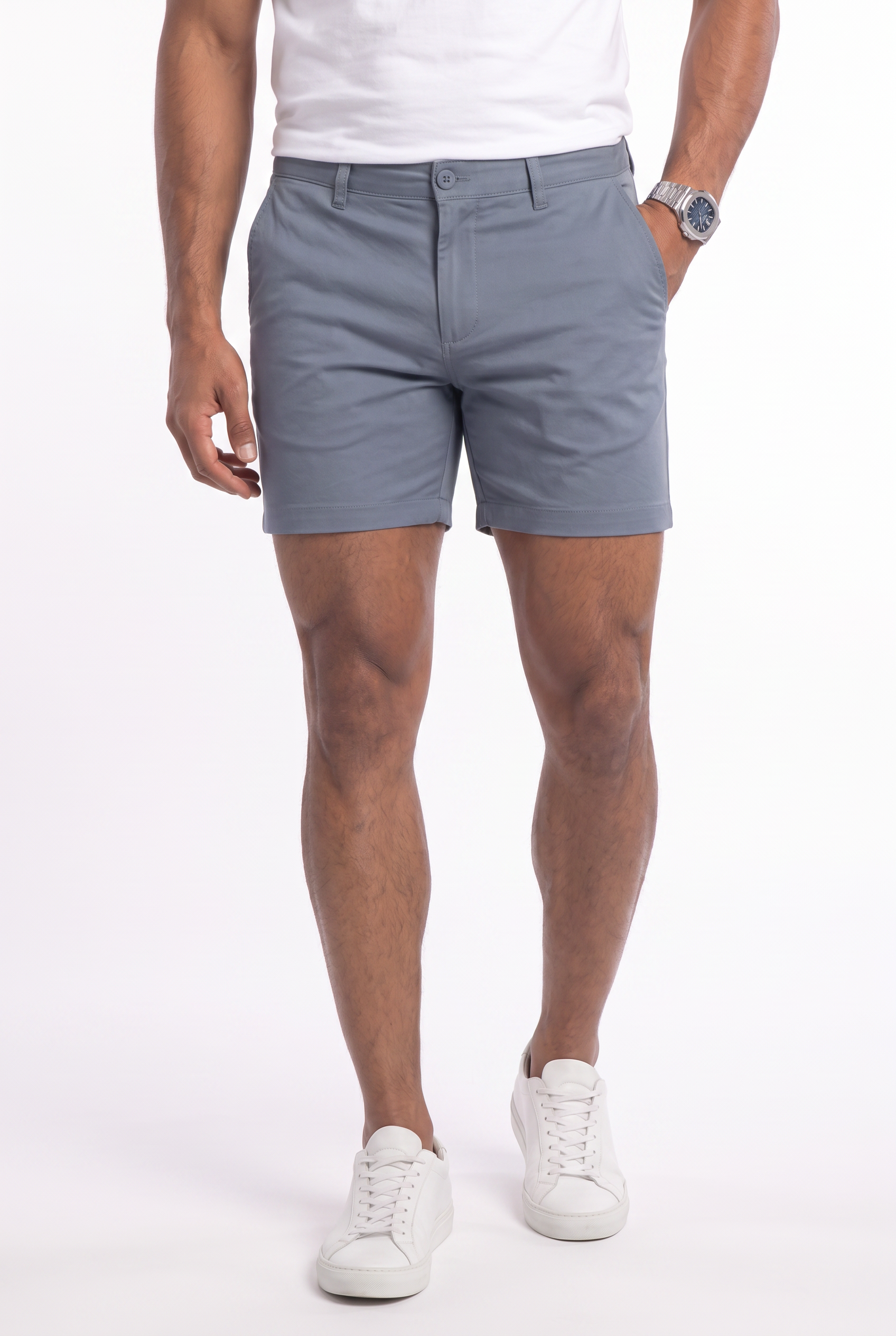 Men's Muscle Fit Chino Shorts | Blackstone London