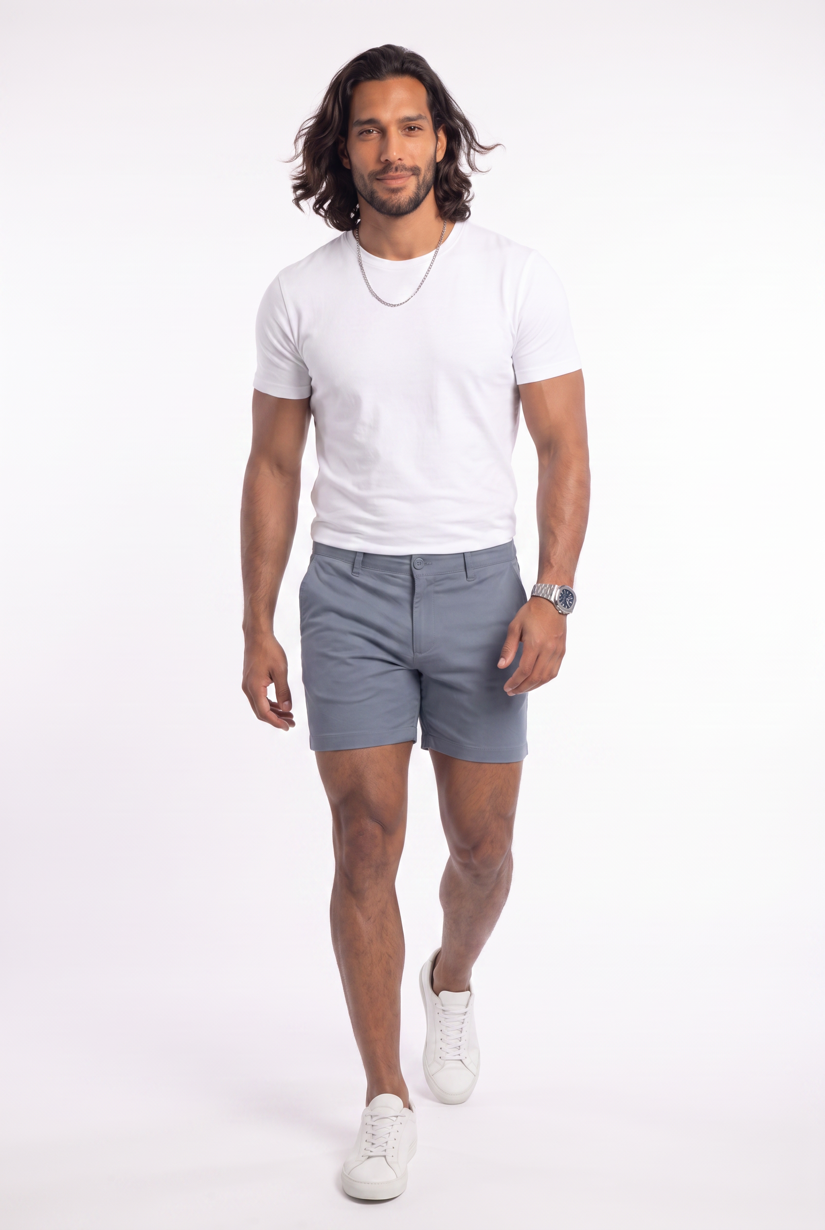 Men's Muscle Fit Chino Shorts | Blackstone London