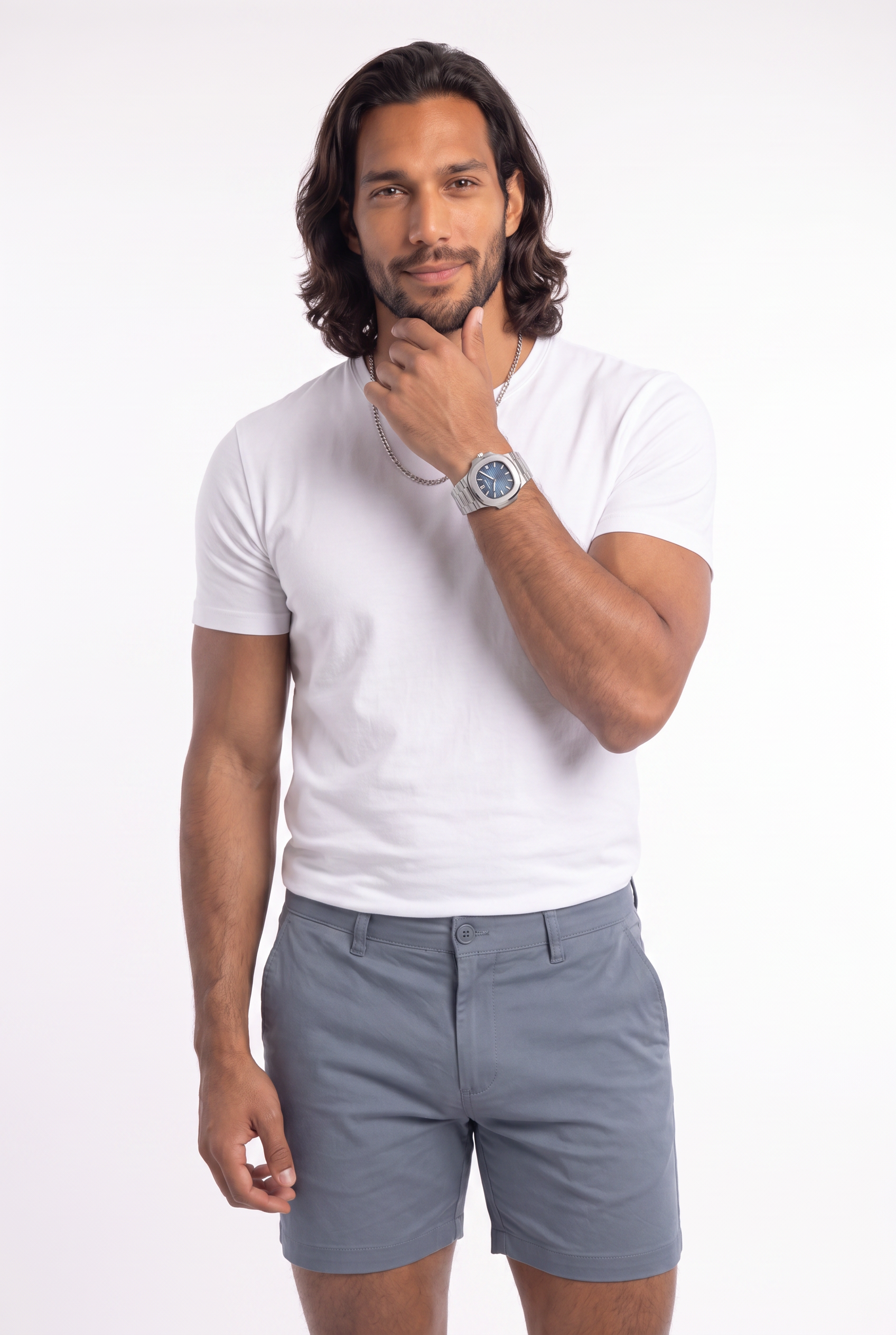 Men's Muscle Fit Chino Shorts | Blackstone London