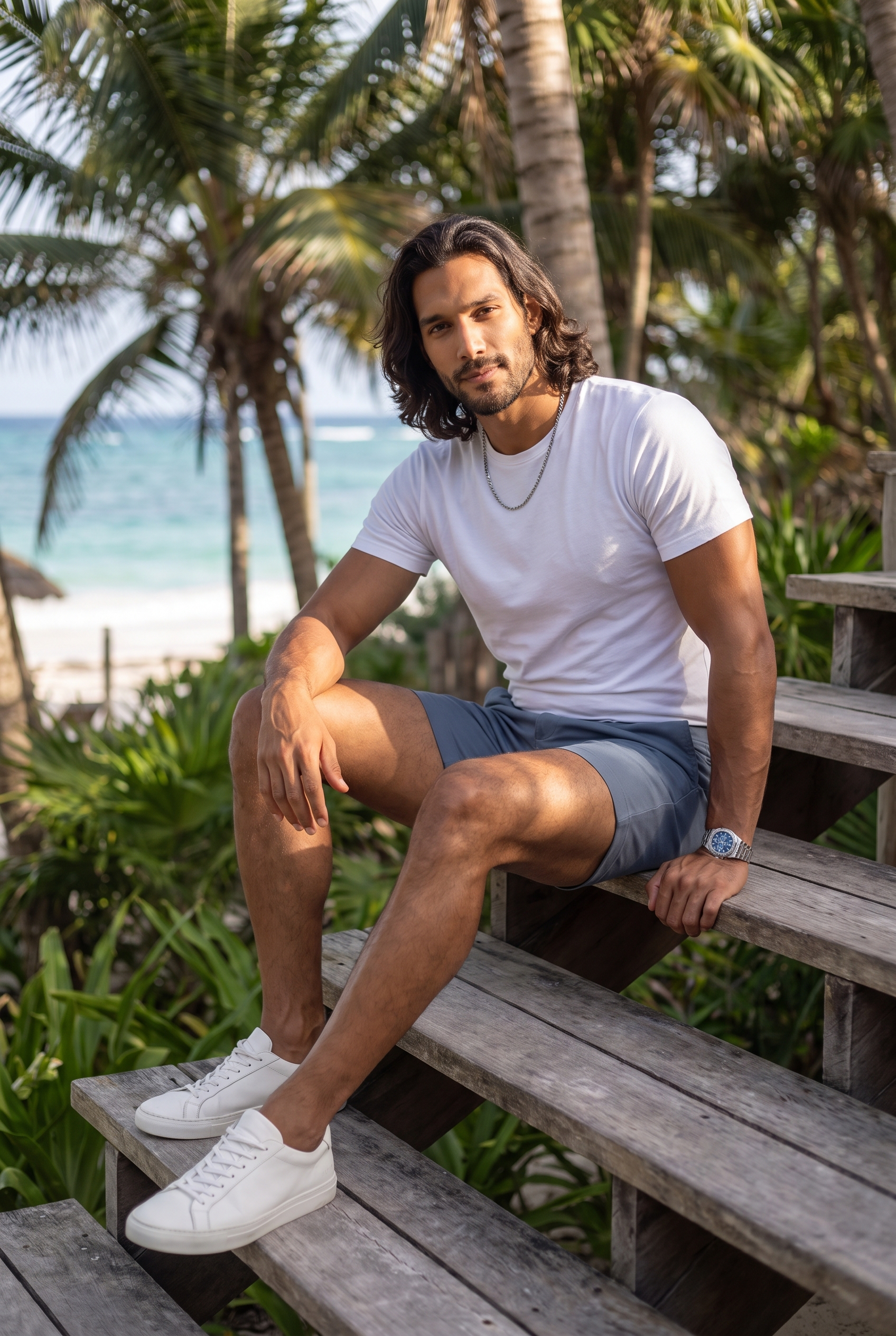 Men's Muscle Fit Chino Shorts | Blackstone London