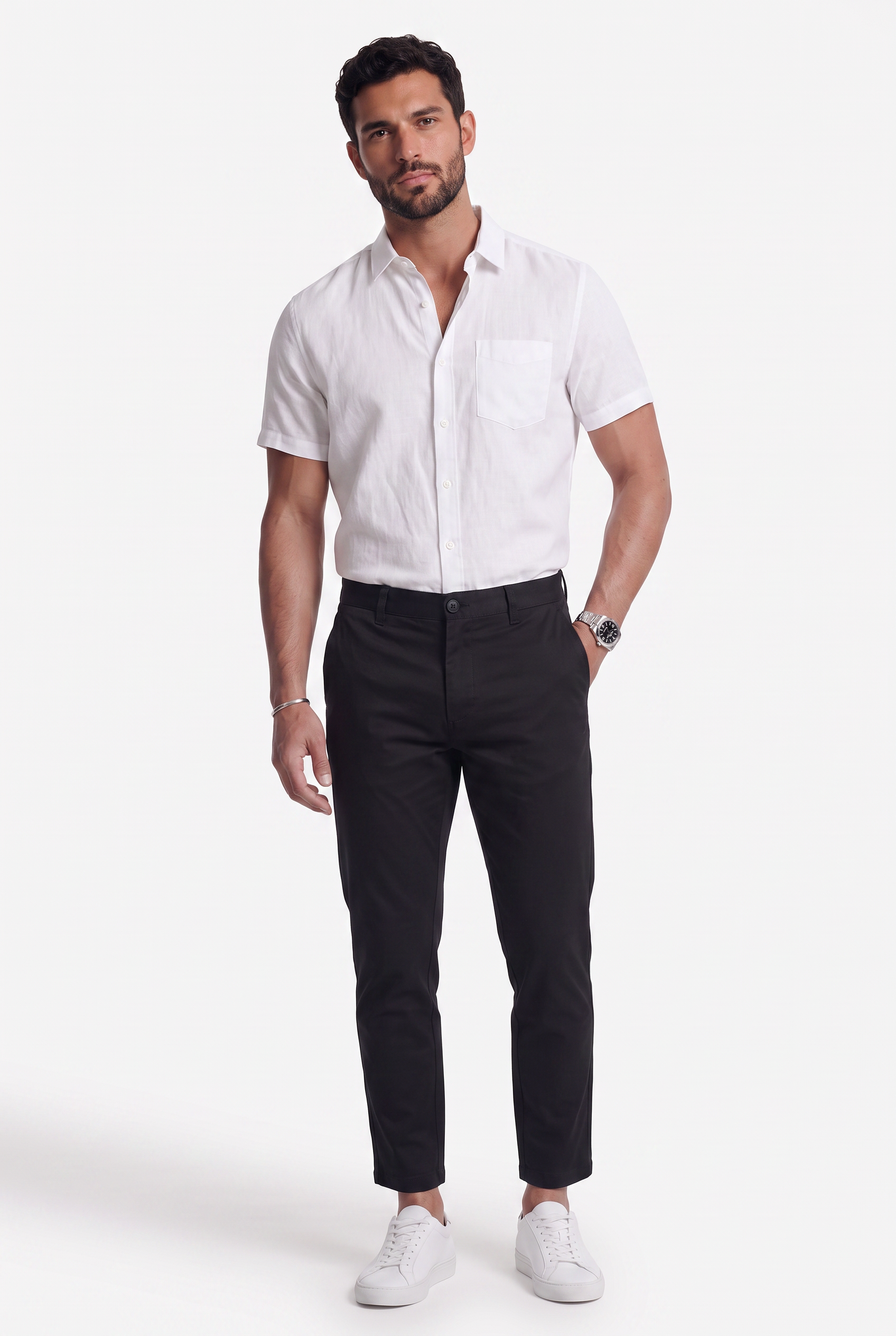 Men's Slim Tapered Trouser | Blackstone London