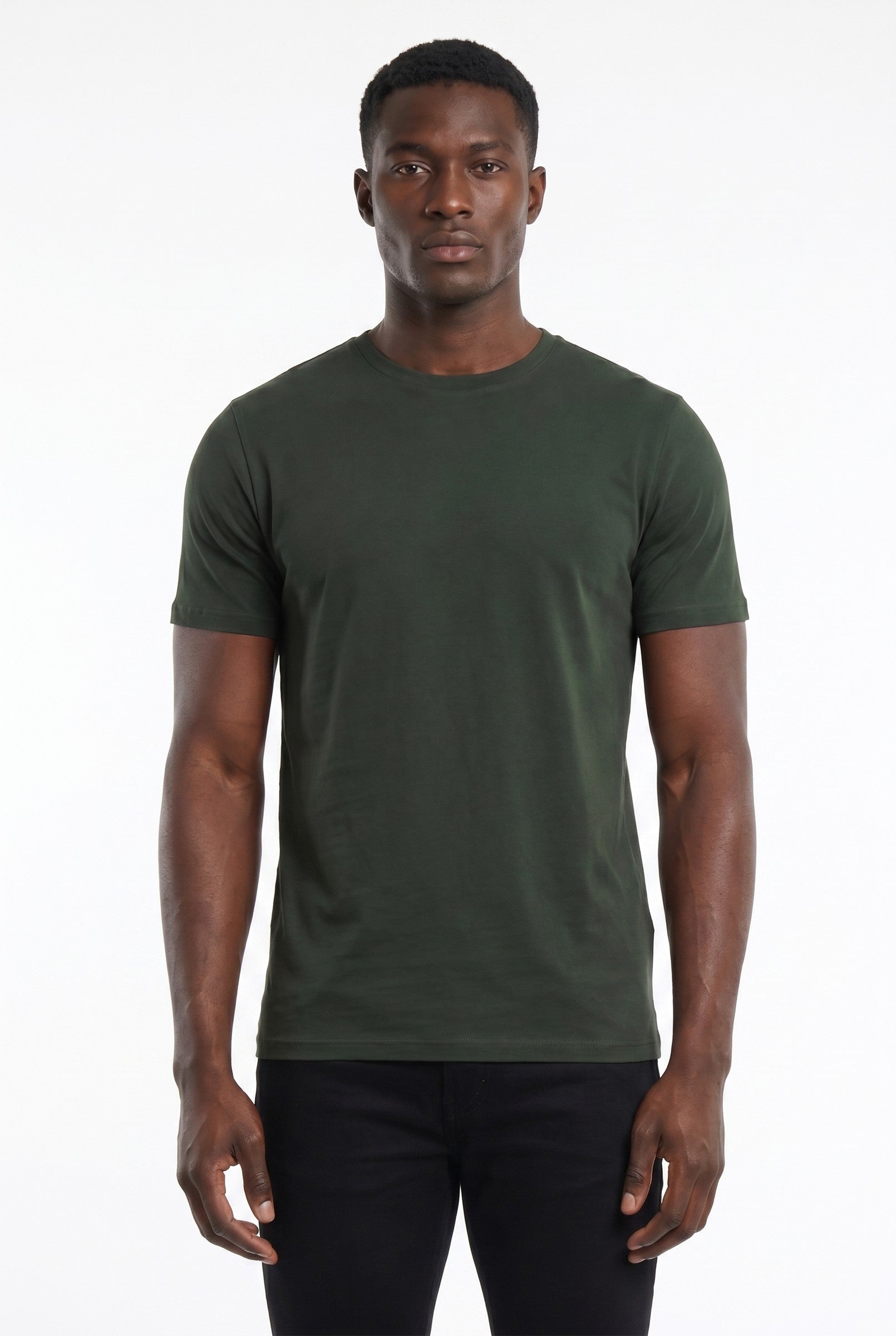 Men's Crew Neck Cotton Tee | Blackstone London