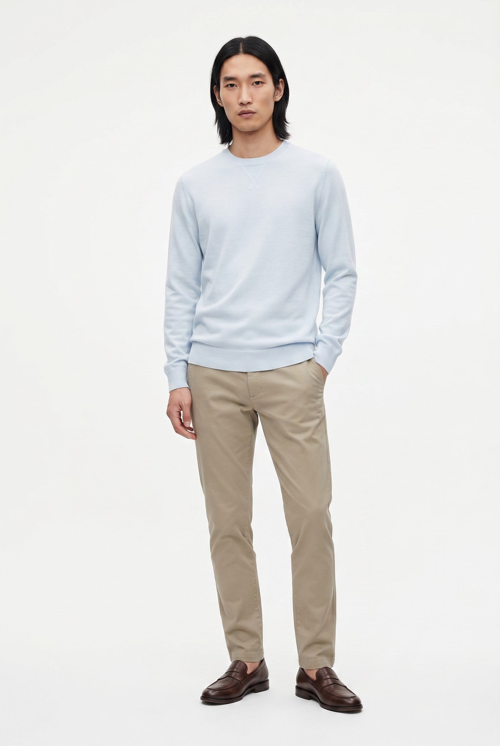 Men's Crew Neck Knit Sweater | Blackstone London