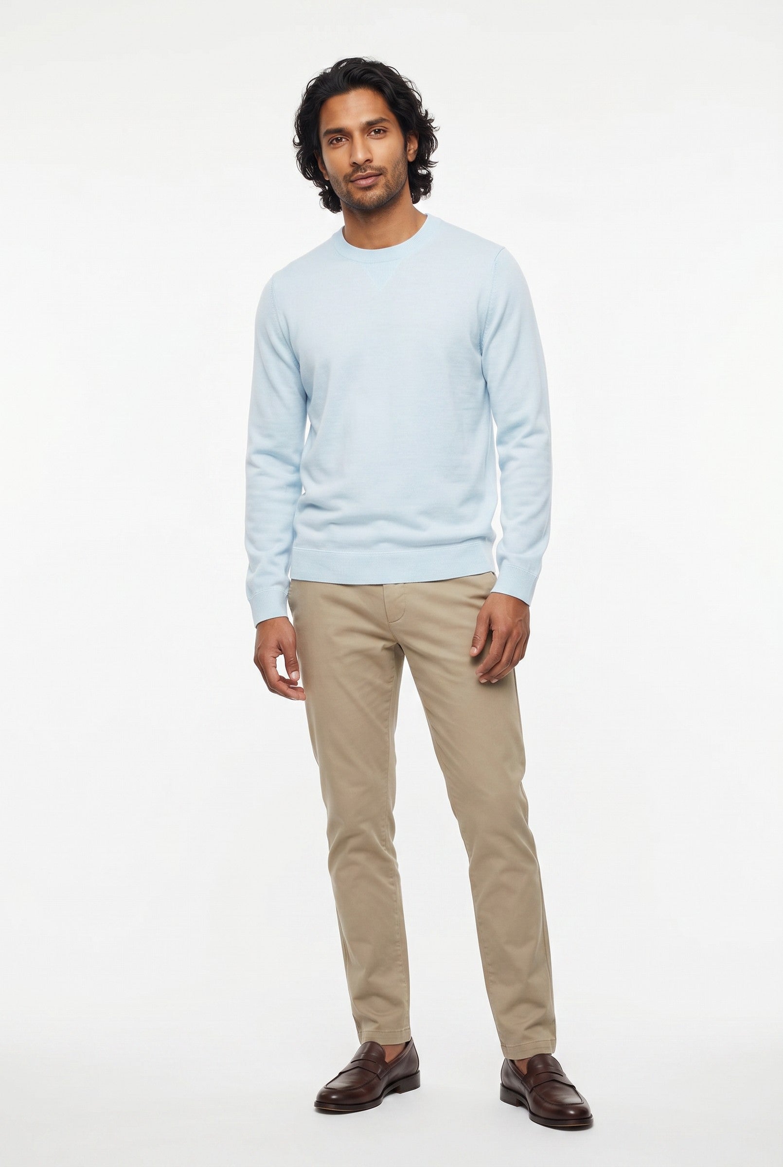 Men's Crew Neck Knit Sweater | Blackstone London
