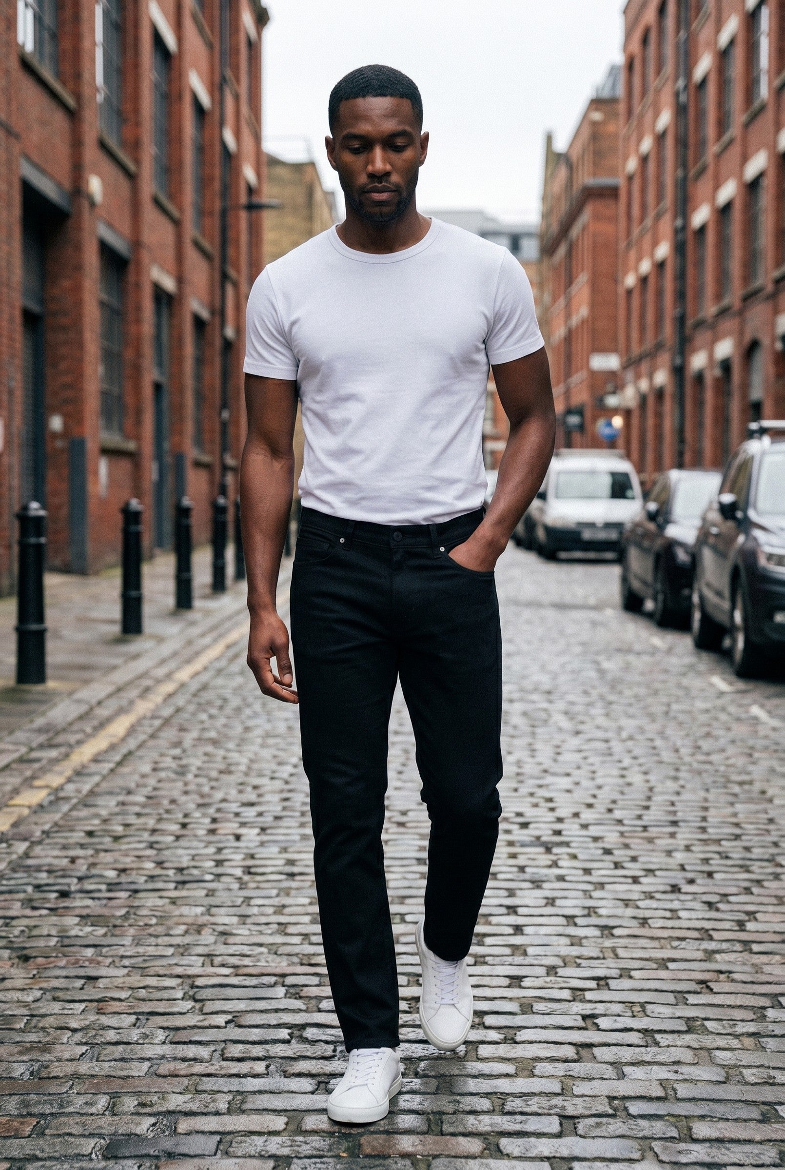 Men's Slim Fit Stretch Jeans | Blackstone London