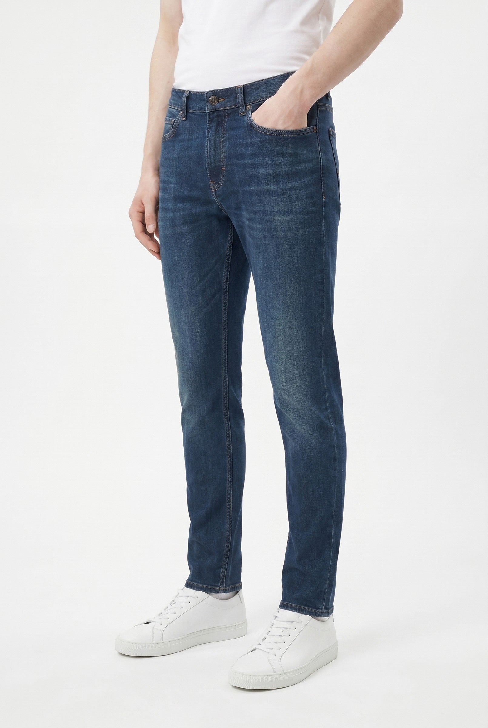 Men's Slim Fit Stretch Jeans | Blackstone London