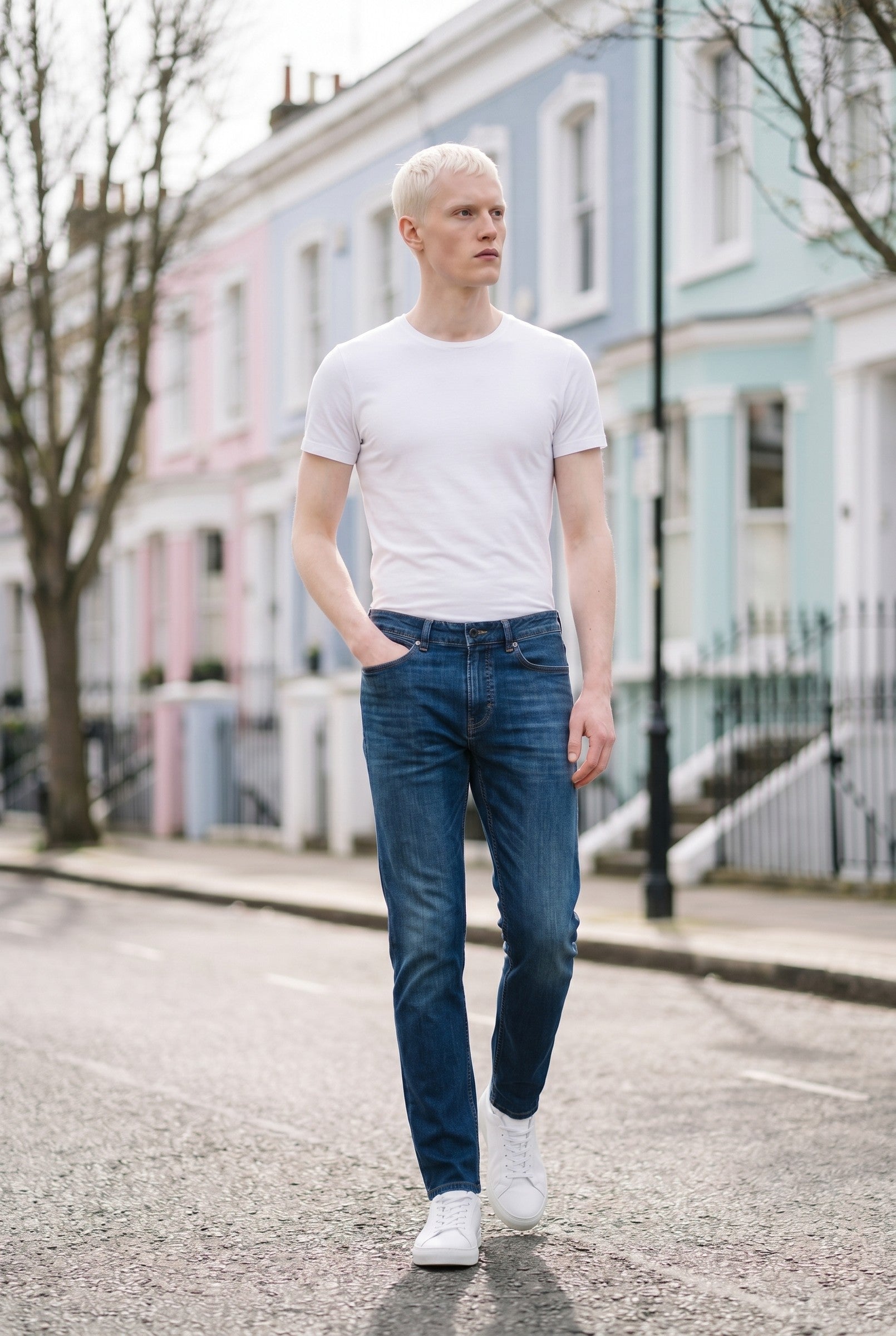 Men's Slim Fit Stretch Jeans | Blackstone London
