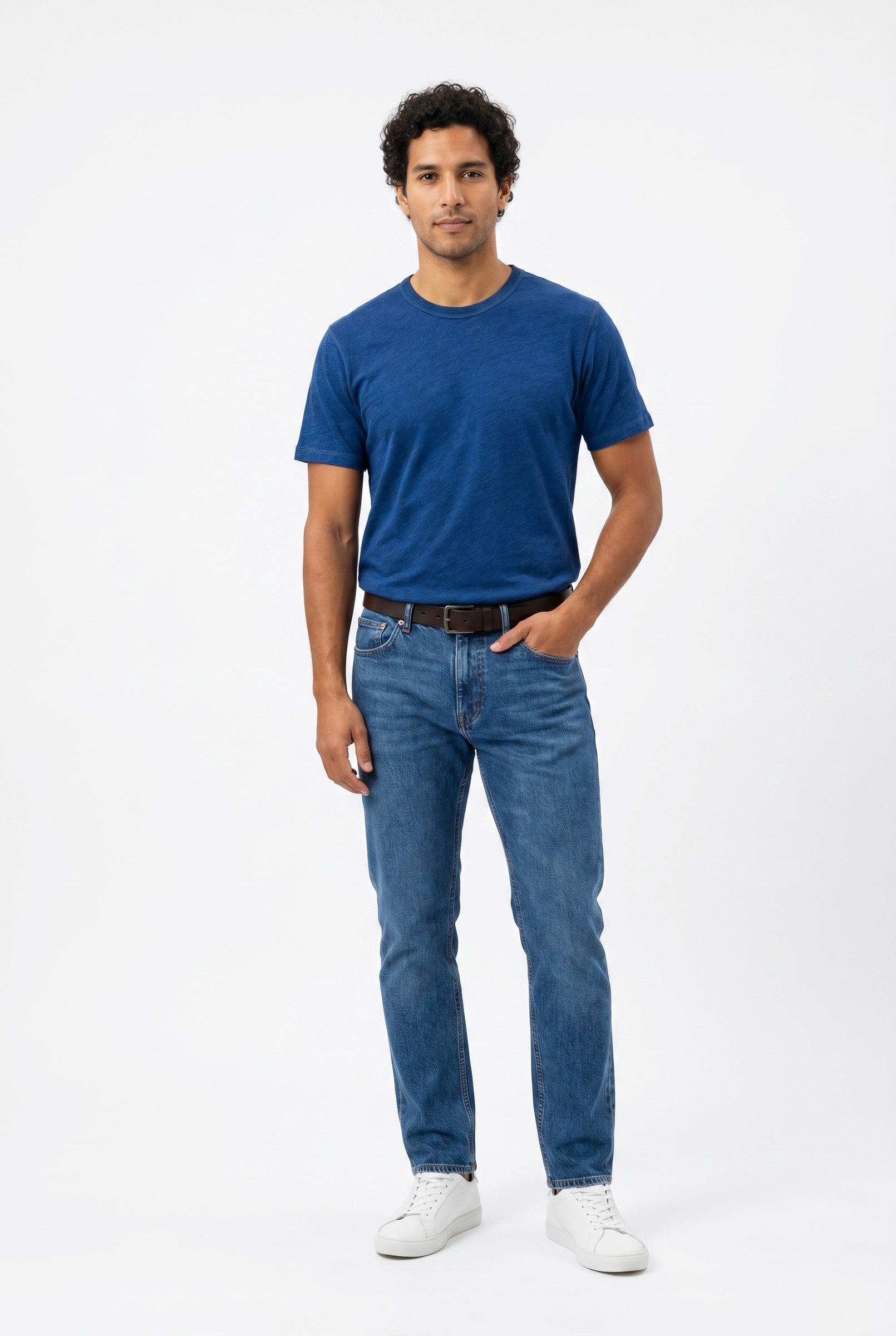 Men's Midweight Cotton Crew Neck T-Shirt | Blackstone London