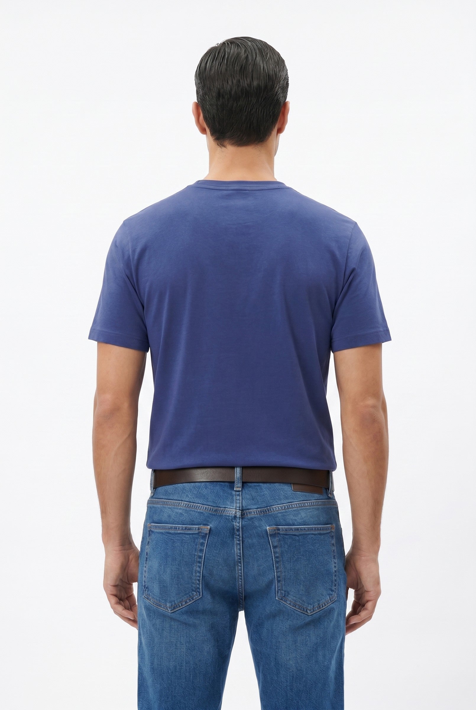 Men's Midweight Cotton Crew Neck T-Shirt | Blackstone London