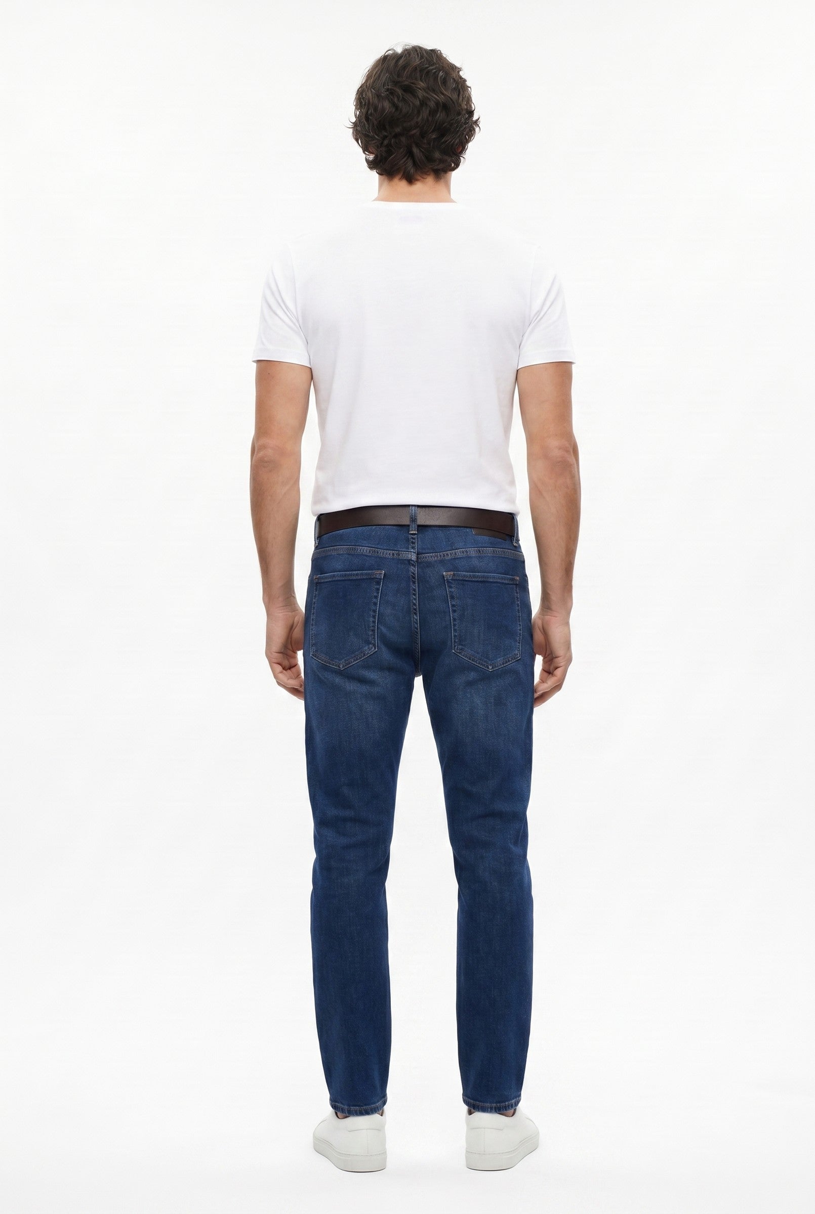 Men's Slim Tapered Stretch Denim Jeans | Blackstone London
