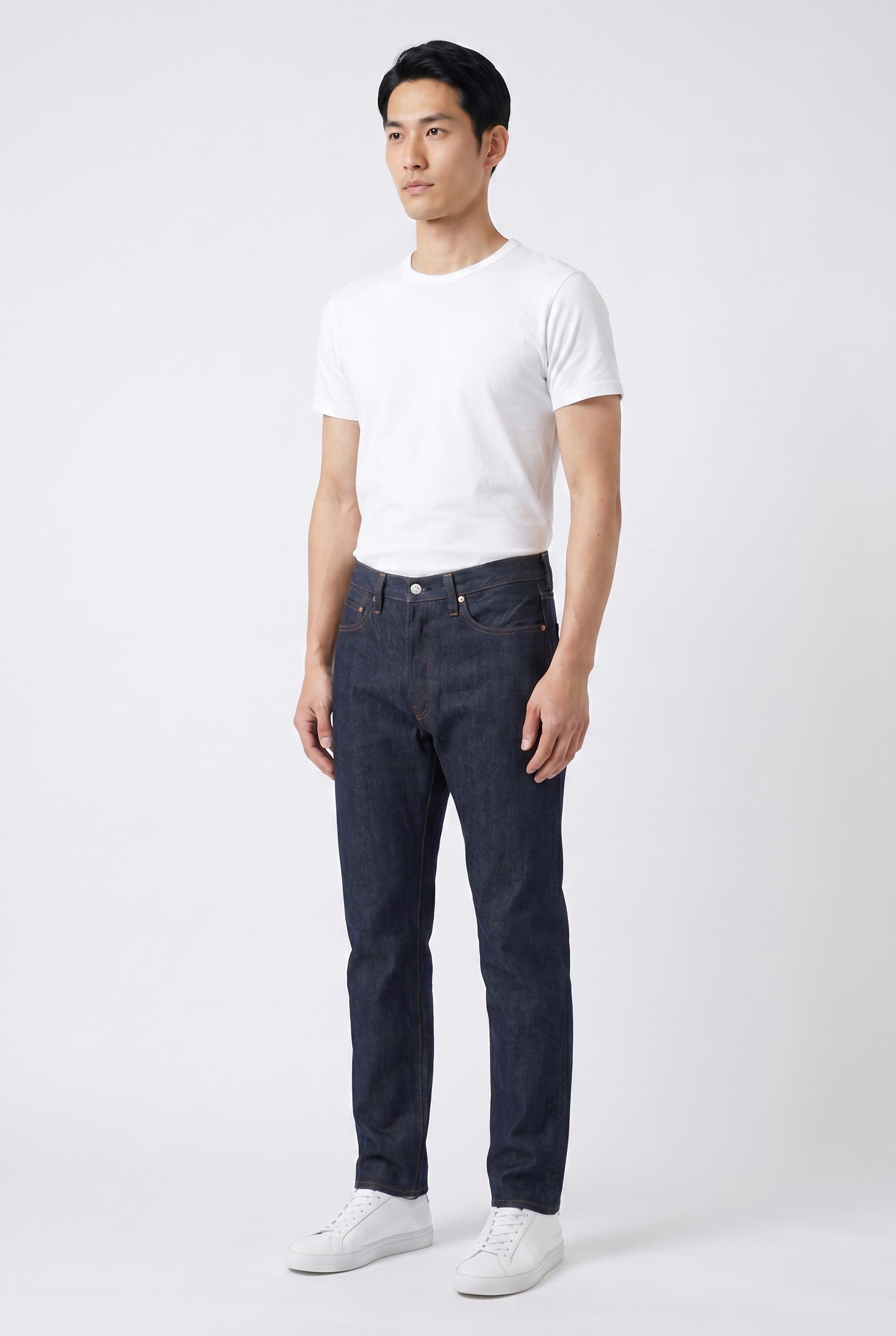 Men's One Wash Indigo Selvedge Jeans | Blackstone London