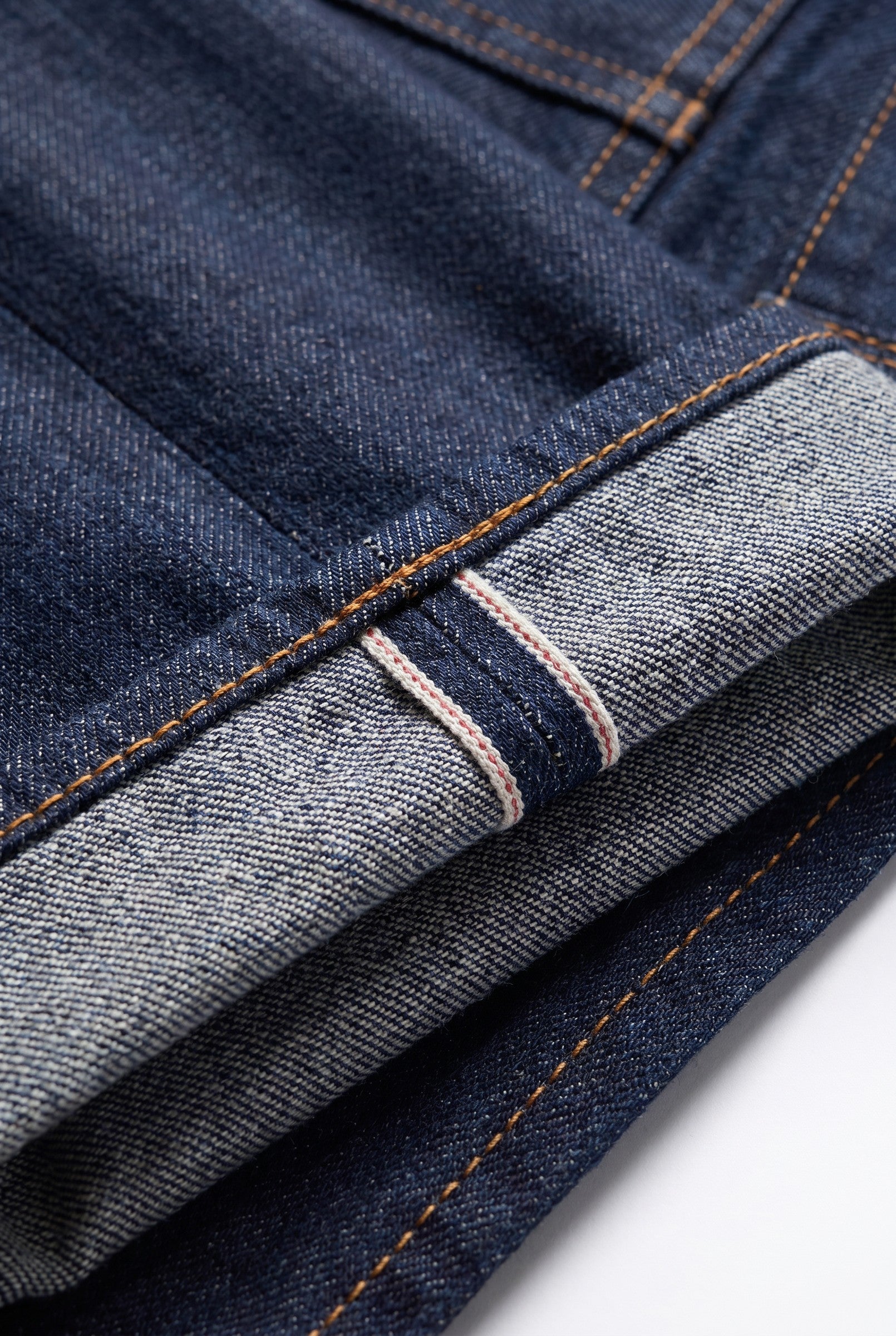 Men's One Wash Indigo Selvedge Jeans | Blackstone London