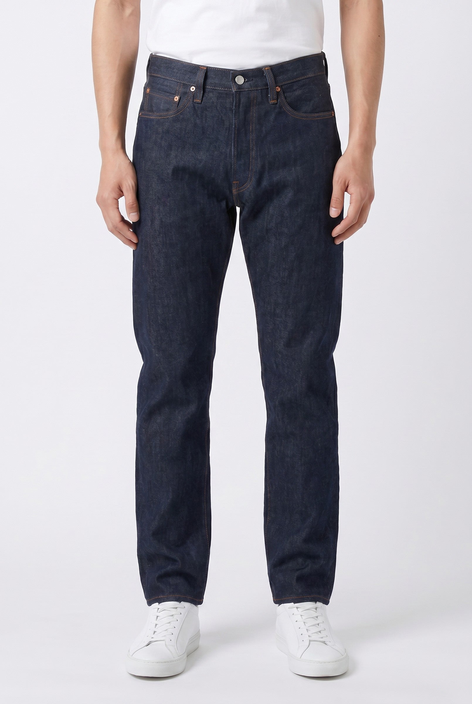 Men's One Wash Indigo Selvedge Jeans | Blackstone London