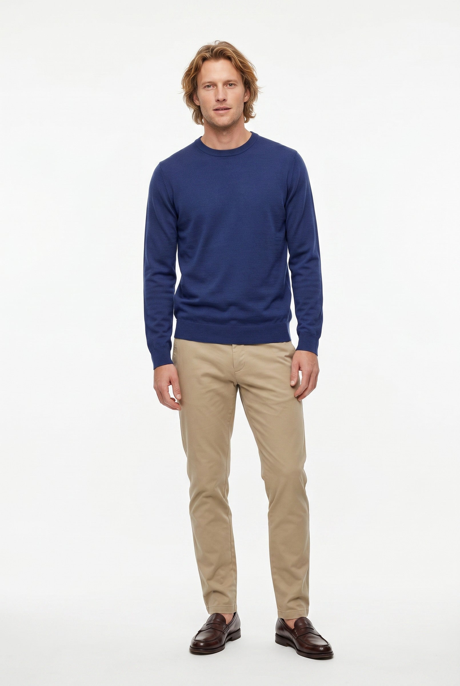 Men's Crew Neck Knit Sweater | Blackstone London