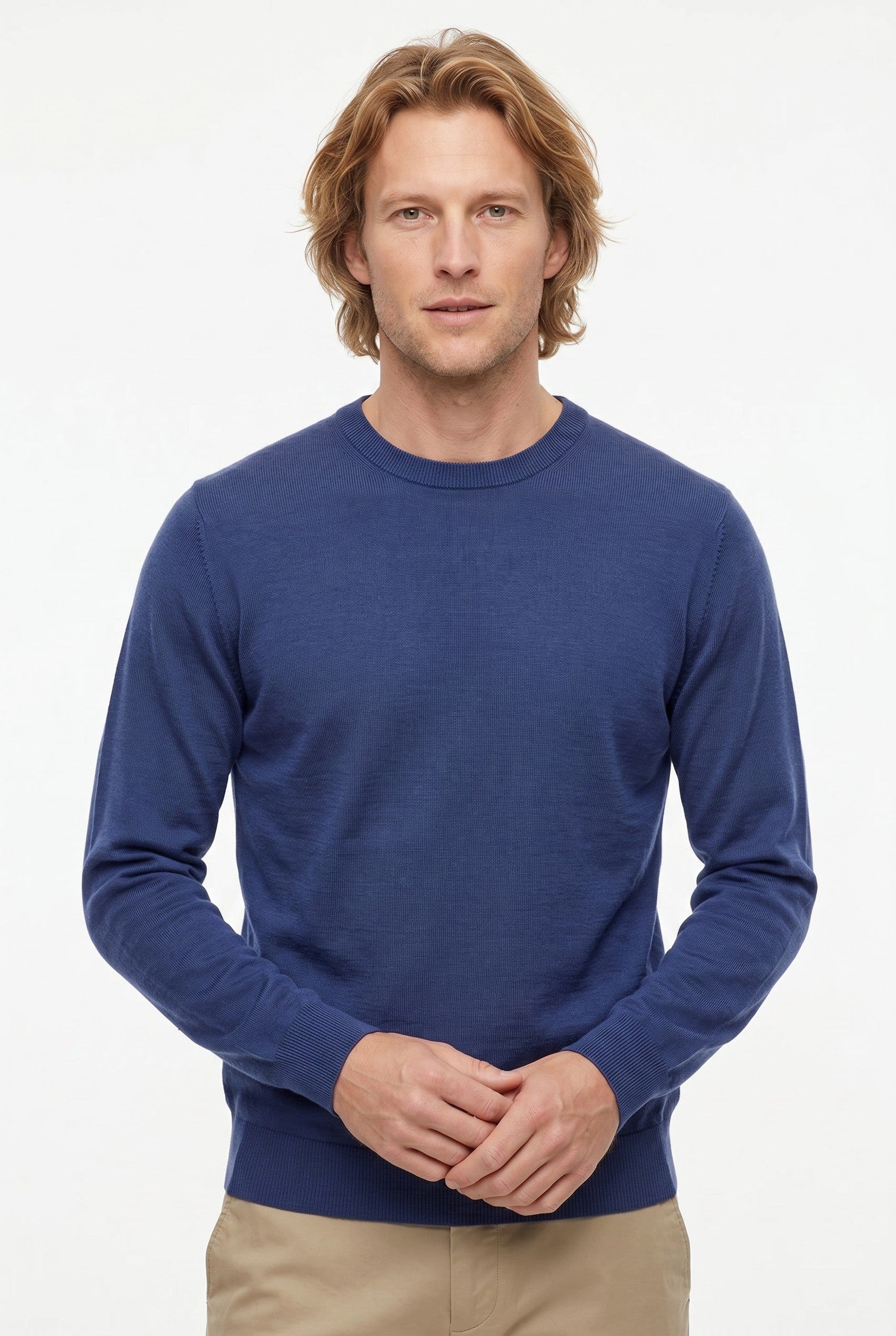 Men's Crew Neck Knit Sweater | Blackstone London
