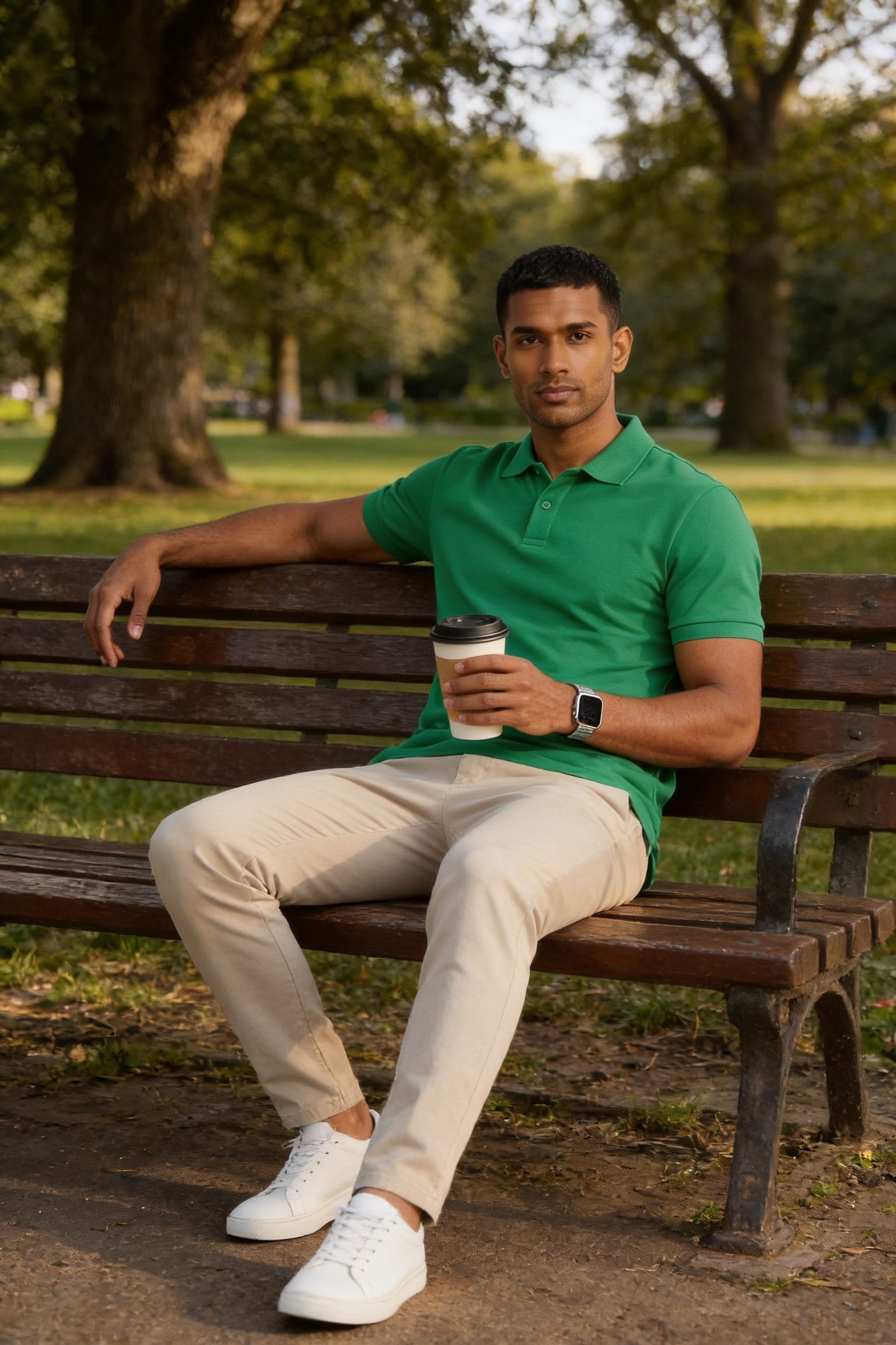 Men's Moxon Pique Polo Shirt | Blackstone London