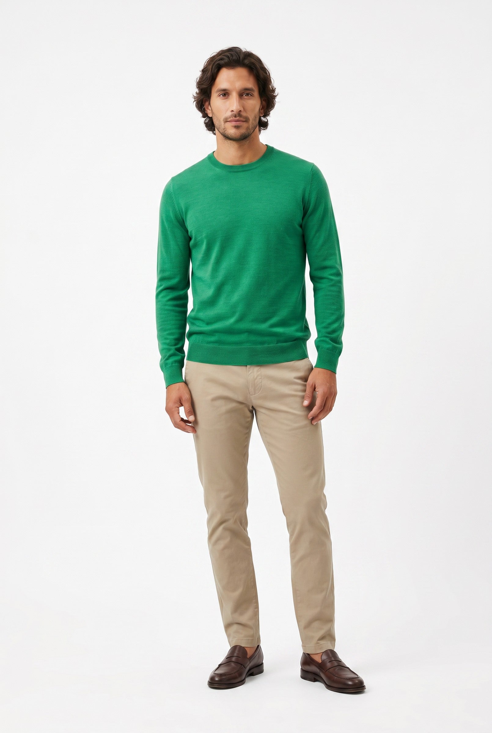 Men's Crew Neck Knit Sweater | Blackstone London