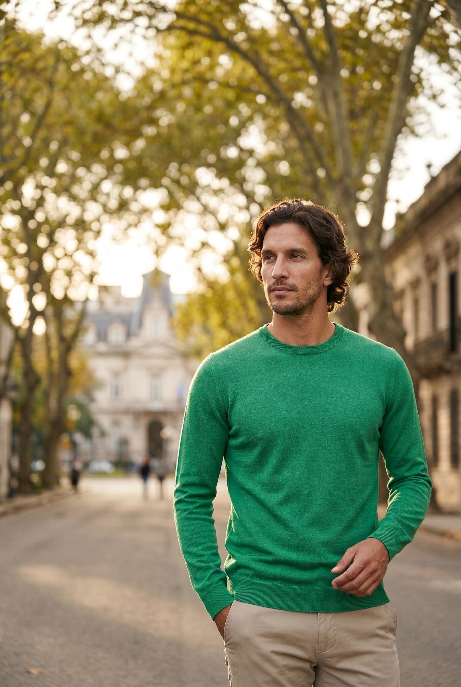 Men's Crew Neck Knit Sweater | Blackstone London