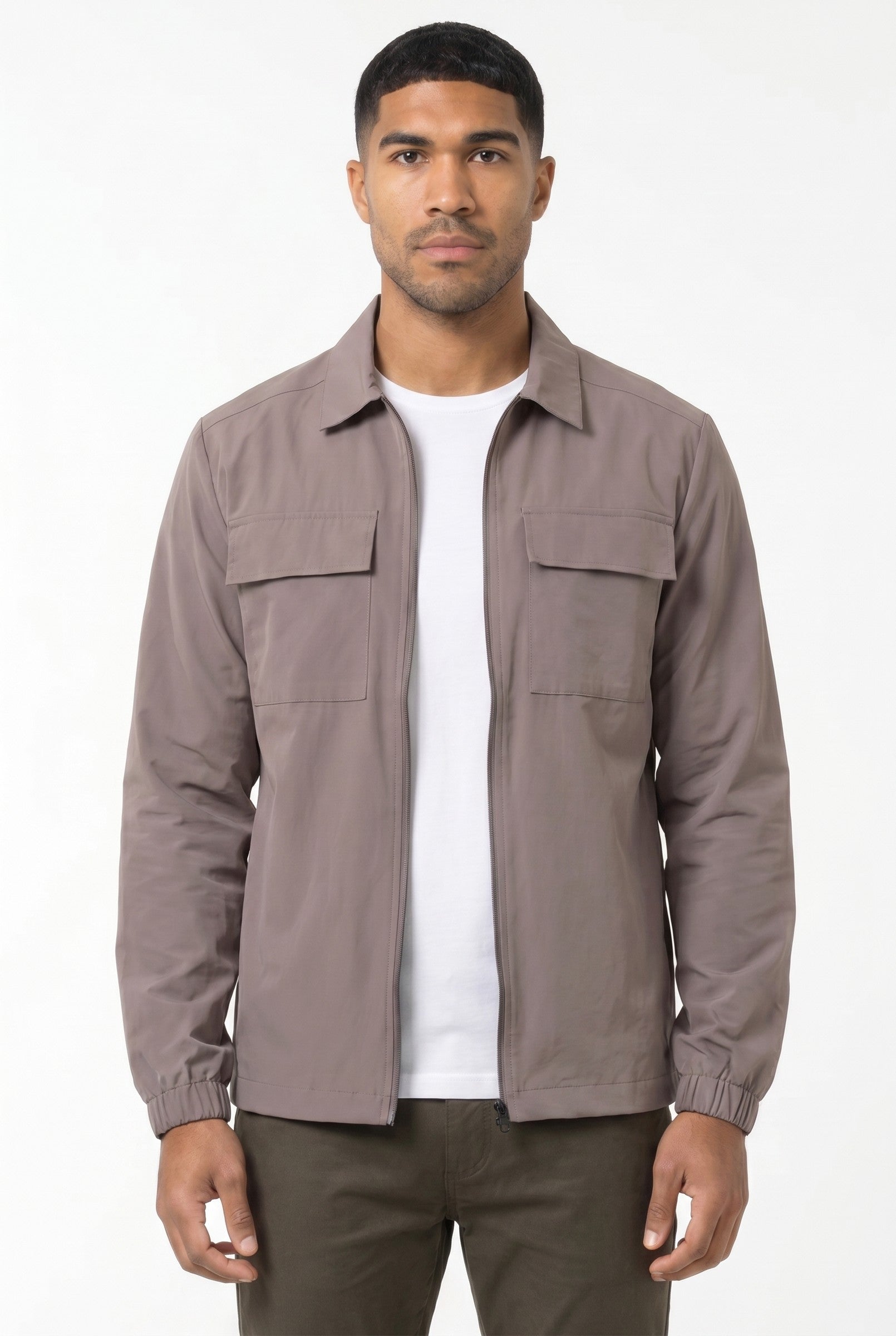 Men's Smart Utility Overshirt | Blackstone London