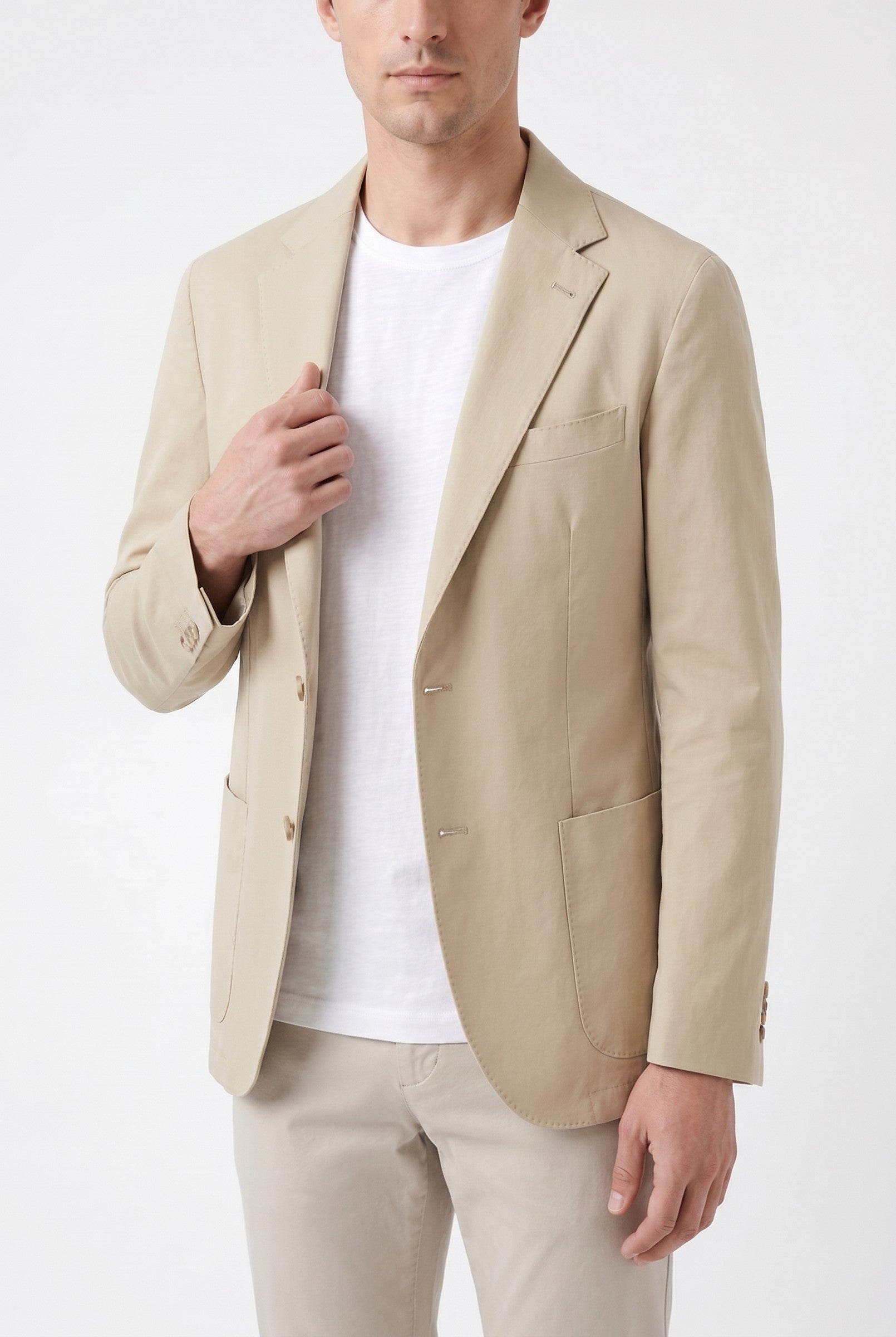 Men's Linen Suit Jacket | Blackstone London