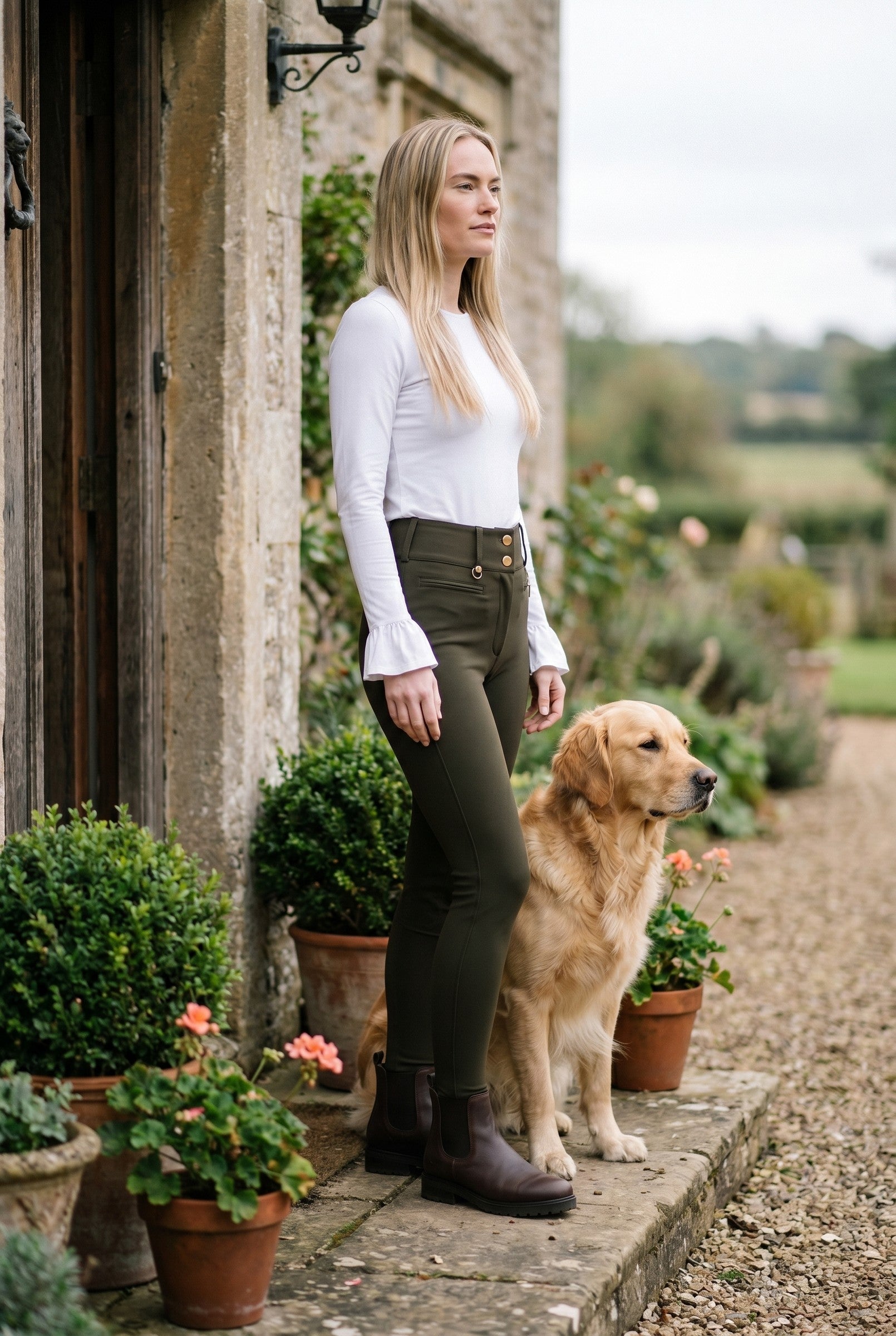 Women's Contour Skinny Riding Trousers | Blackstone London