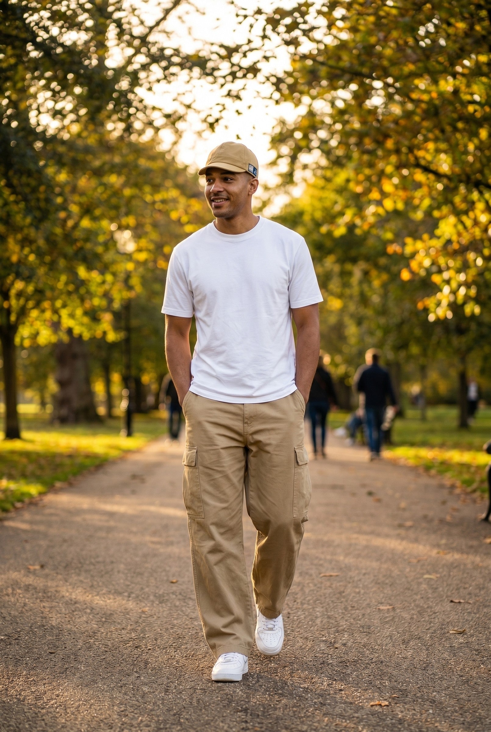 Men's Short Brim Baseball Cap | Blackstone London