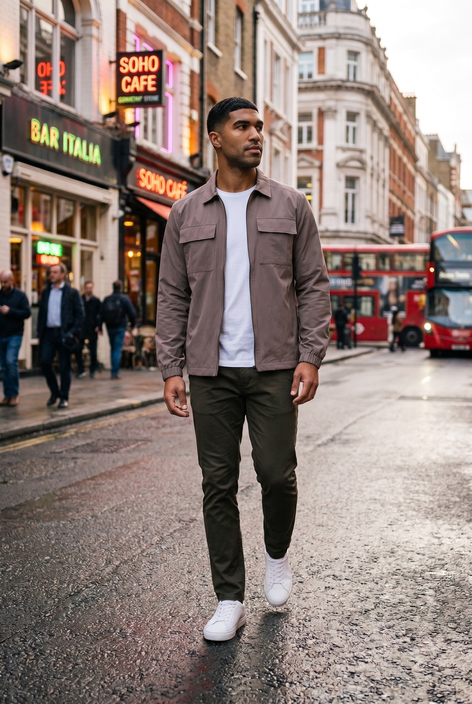 Men's Smart Utility Overshirt | Blackstone London