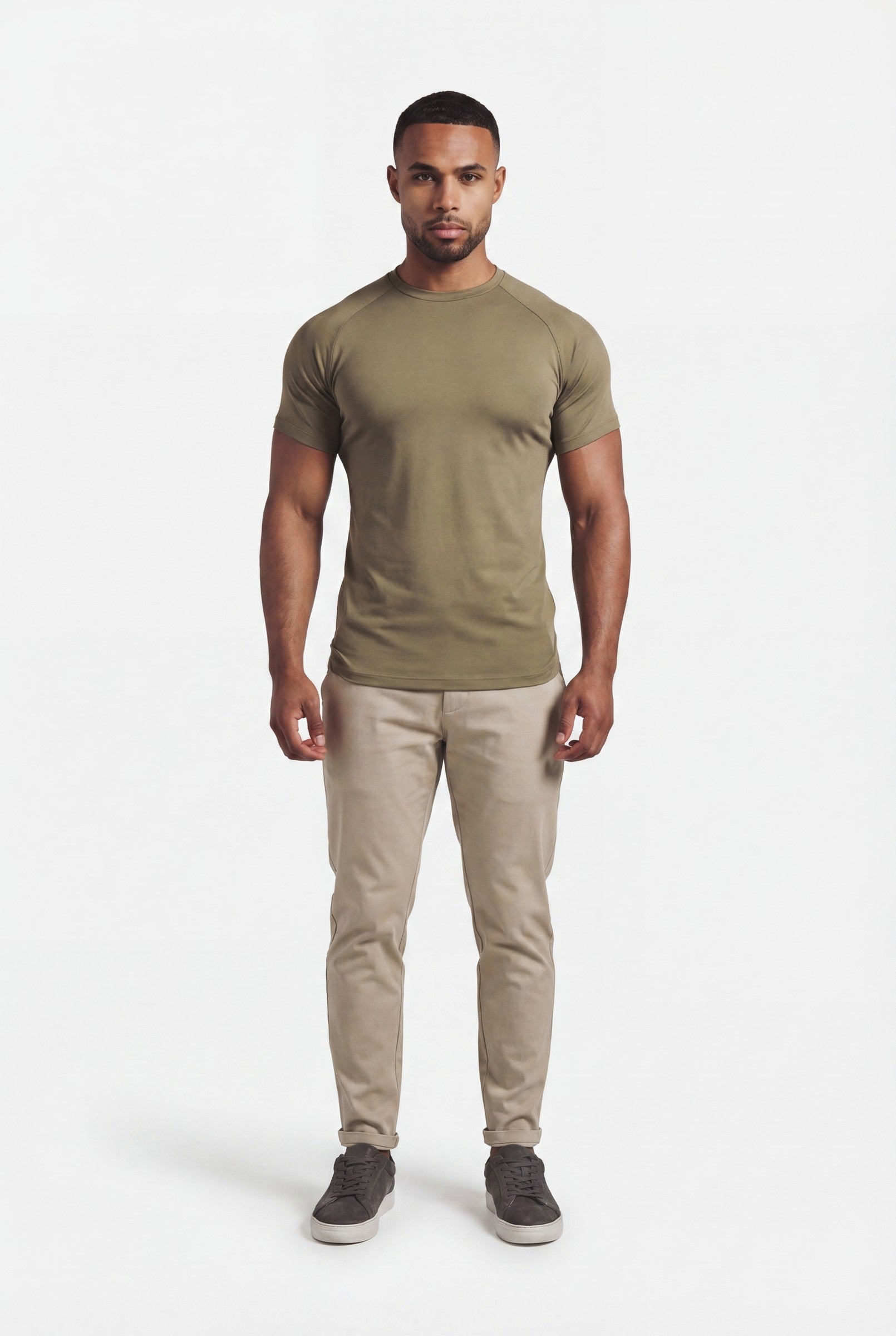 Men's Mercerised Cotton Crewneck T-Shirt | Blackstone London