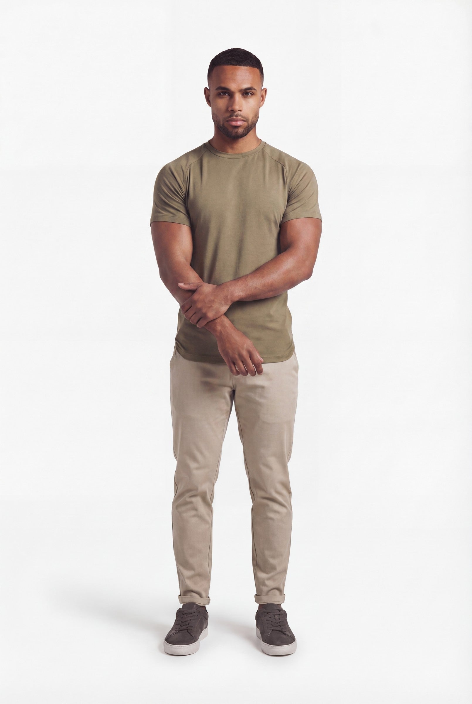 Men's Mercerised Cotton Crewneck T-Shirt | Blackstone London