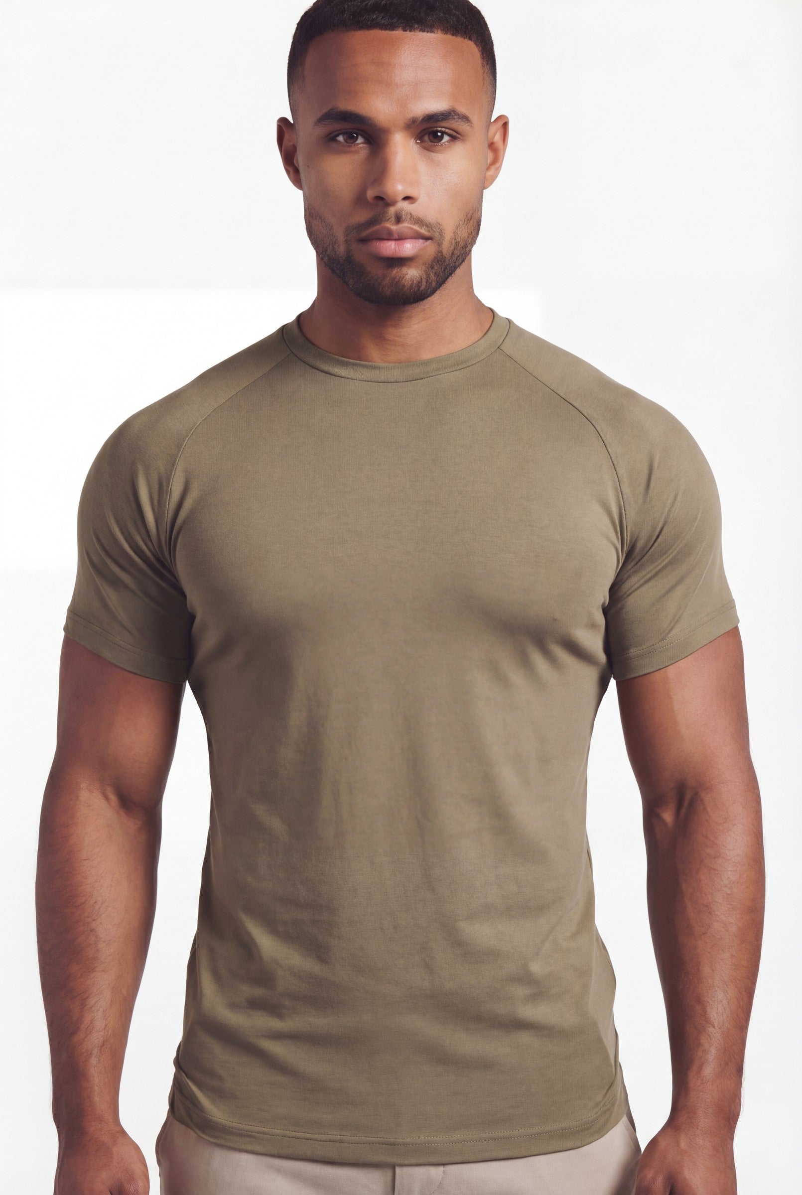 Men's Mercerised Cotton Crewneck T-Shirt | Blackstone London