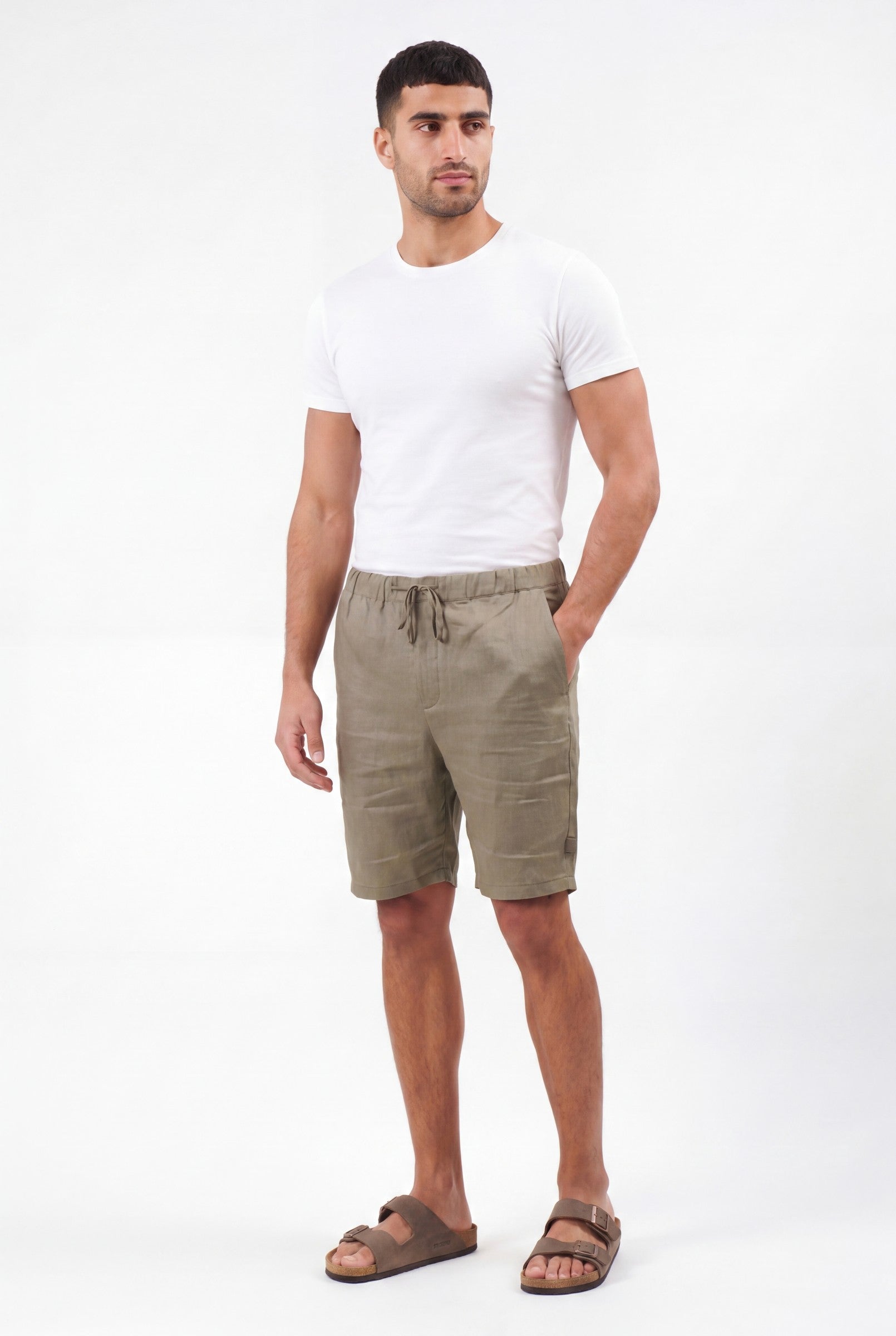 Men's Linen Resort Shorts | Blackstone London