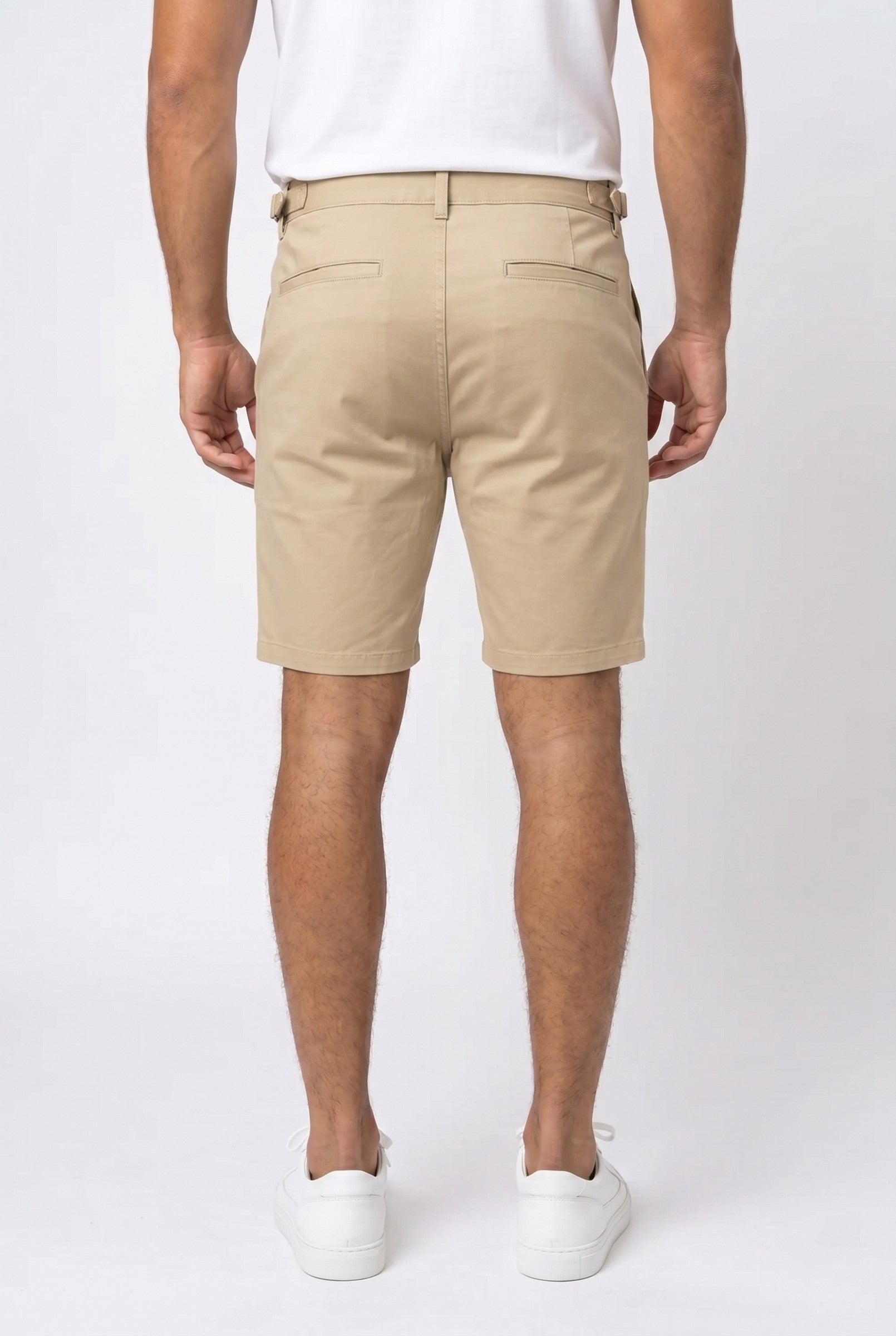 Men's Side Adjuster Chino Shorts | Blackstone London