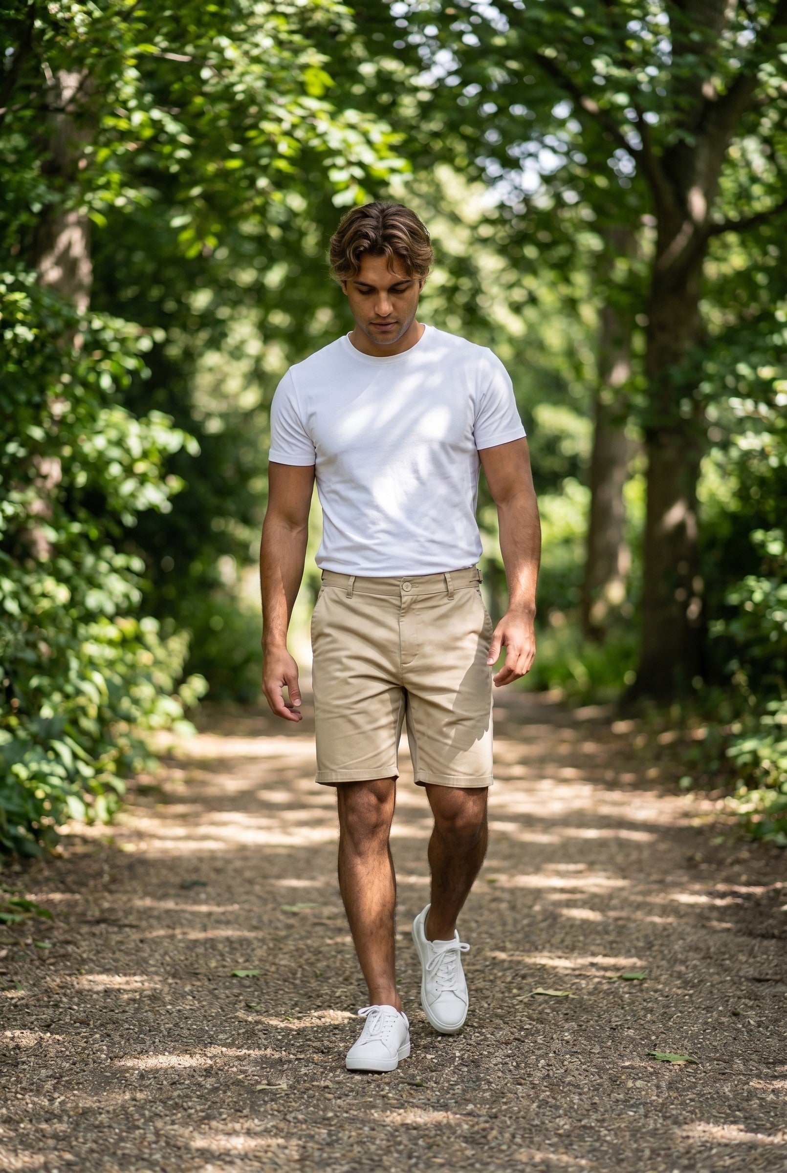 Men's Side Adjuster Chino Shorts | Blackstone London