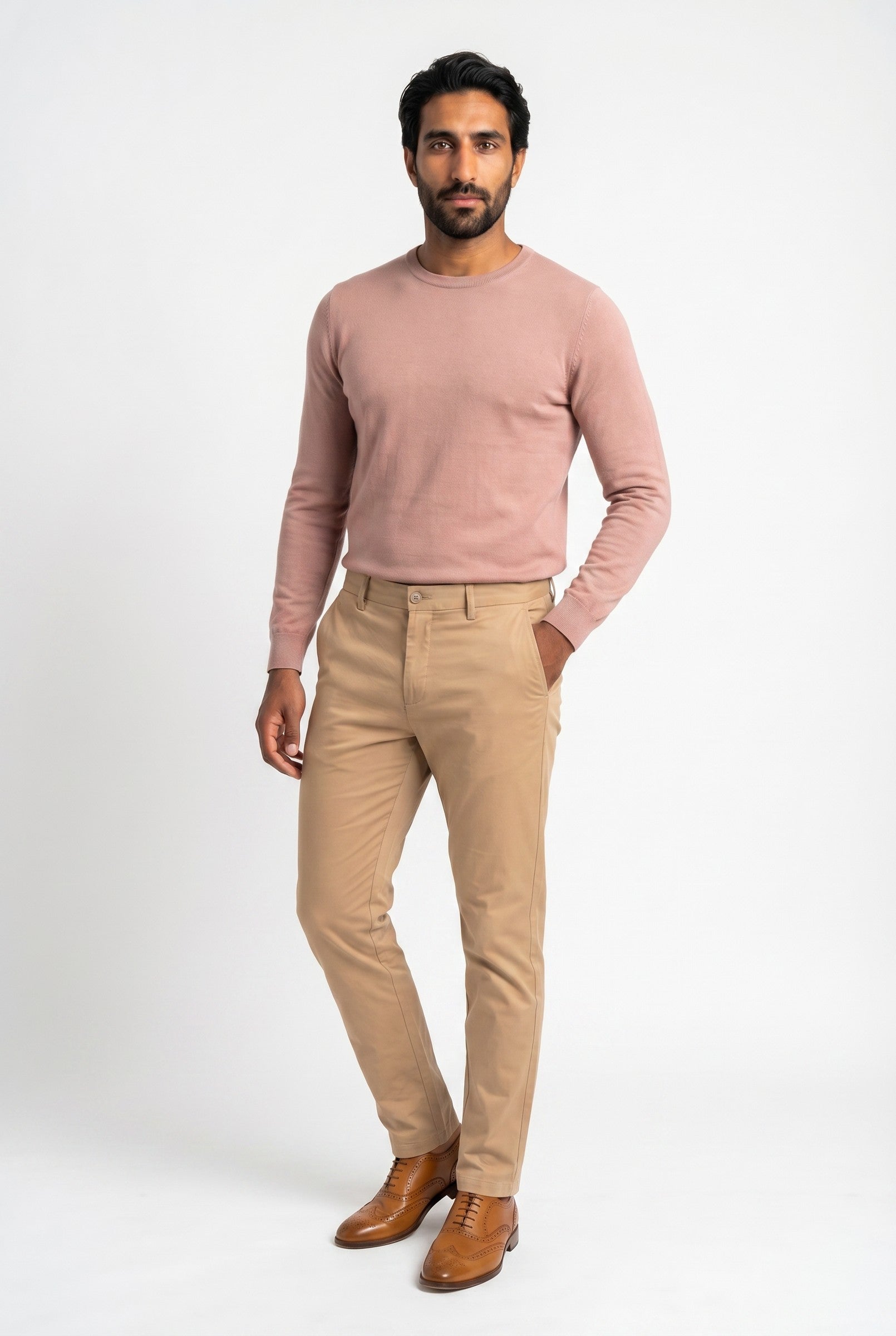 Men's Slim Tailored Chinos | Blackstone London