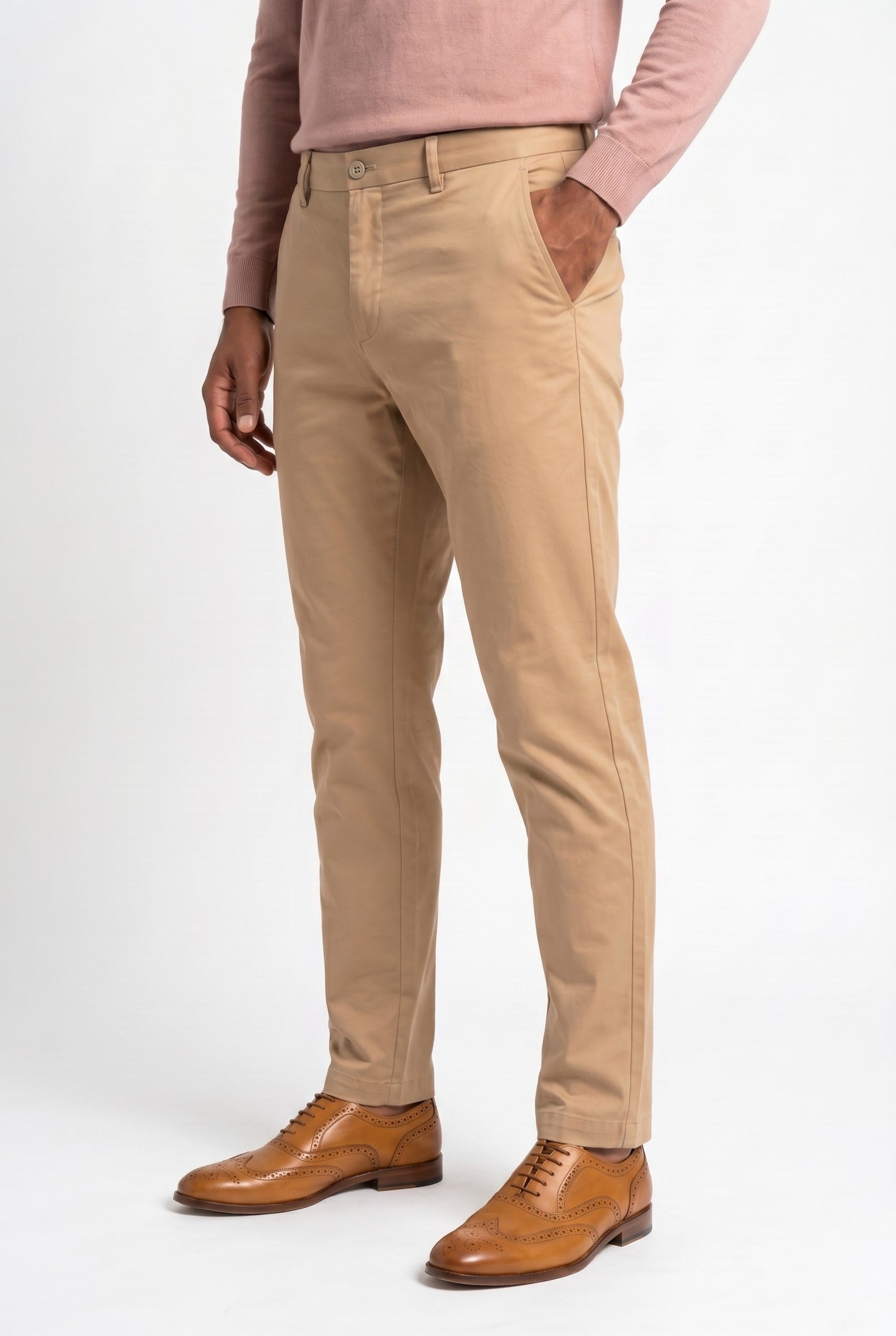 Men's Slim Tailored Chinos | Blackstone London