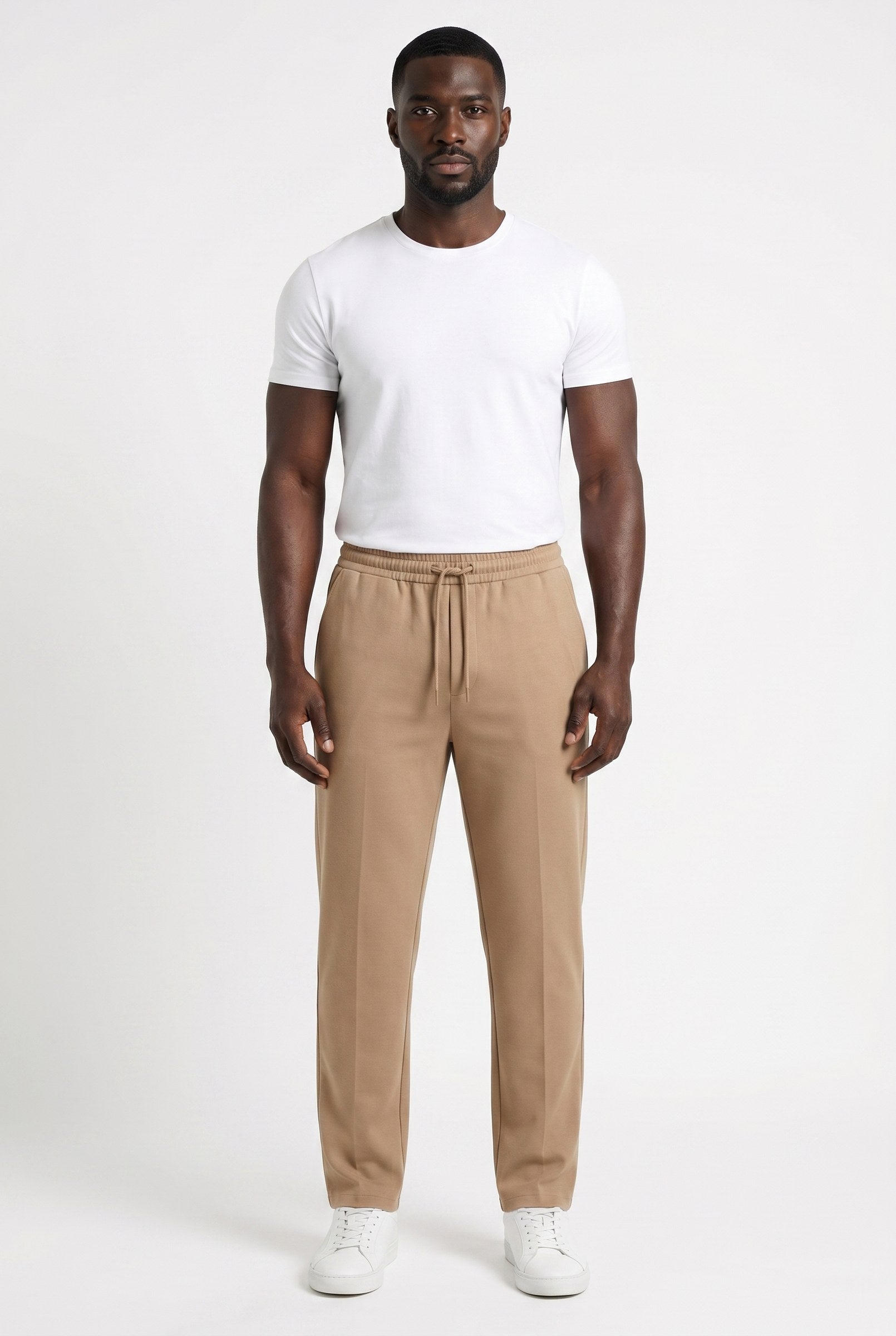 Men's Casual Drawstring Wide Leg Trousers | Blackstone London